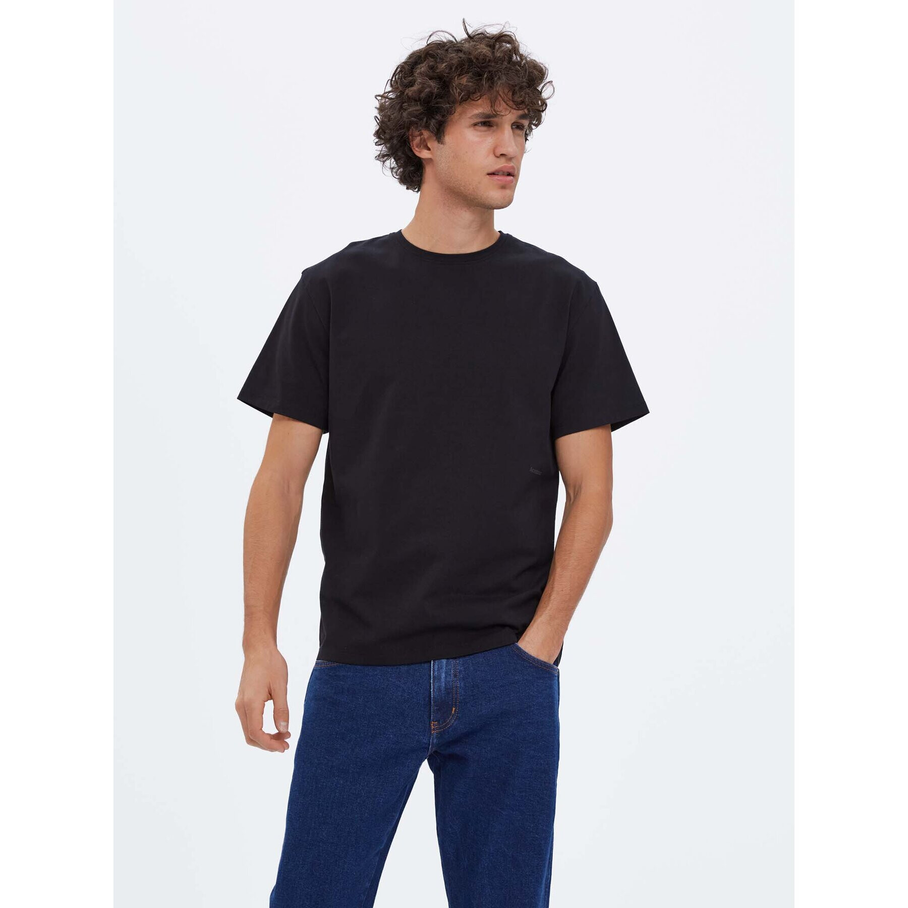 Americanos Tricou Omaha Negru Regular Fit - Pled.ro