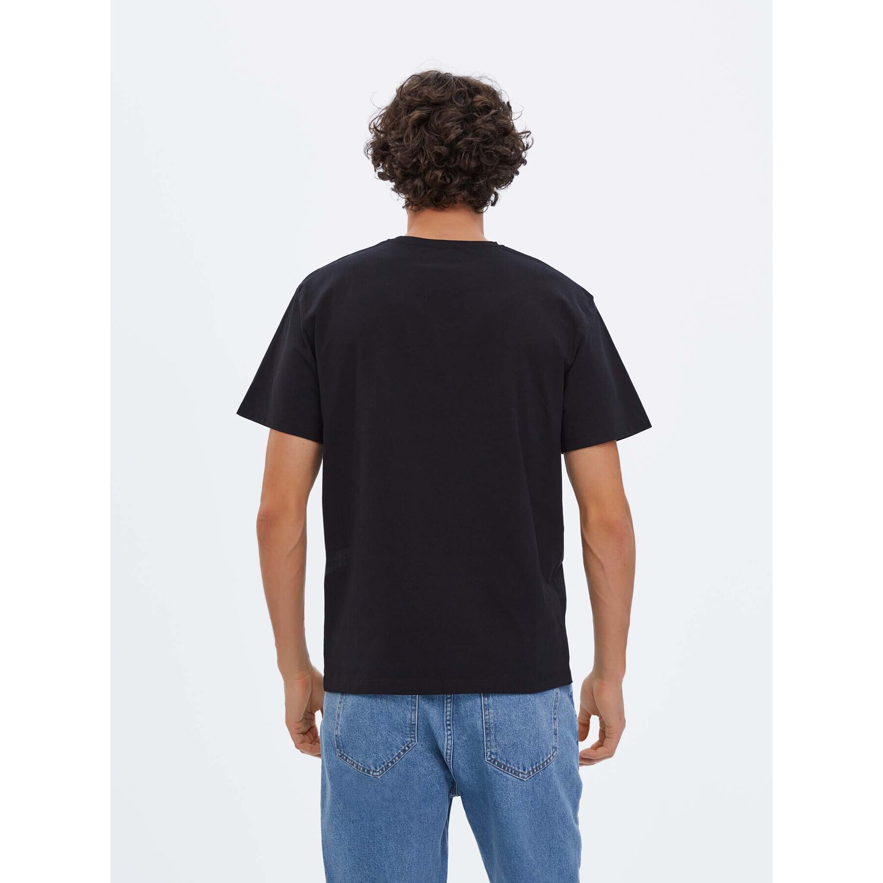 Americanos Tricou Omaha Negru Regular Fit - Pled.ro