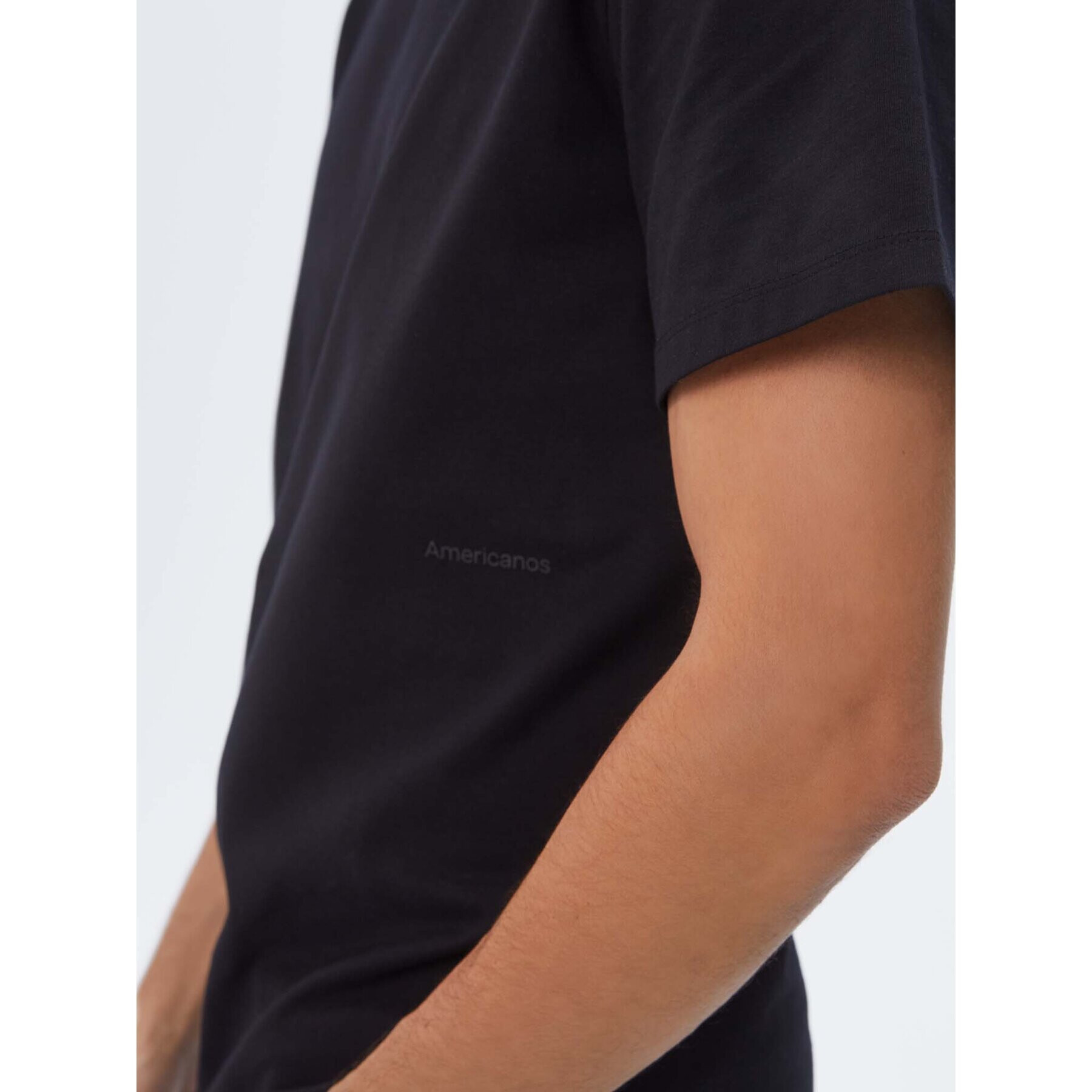 Americanos Tricou Omaha Negru Regular Fit - Pled.ro