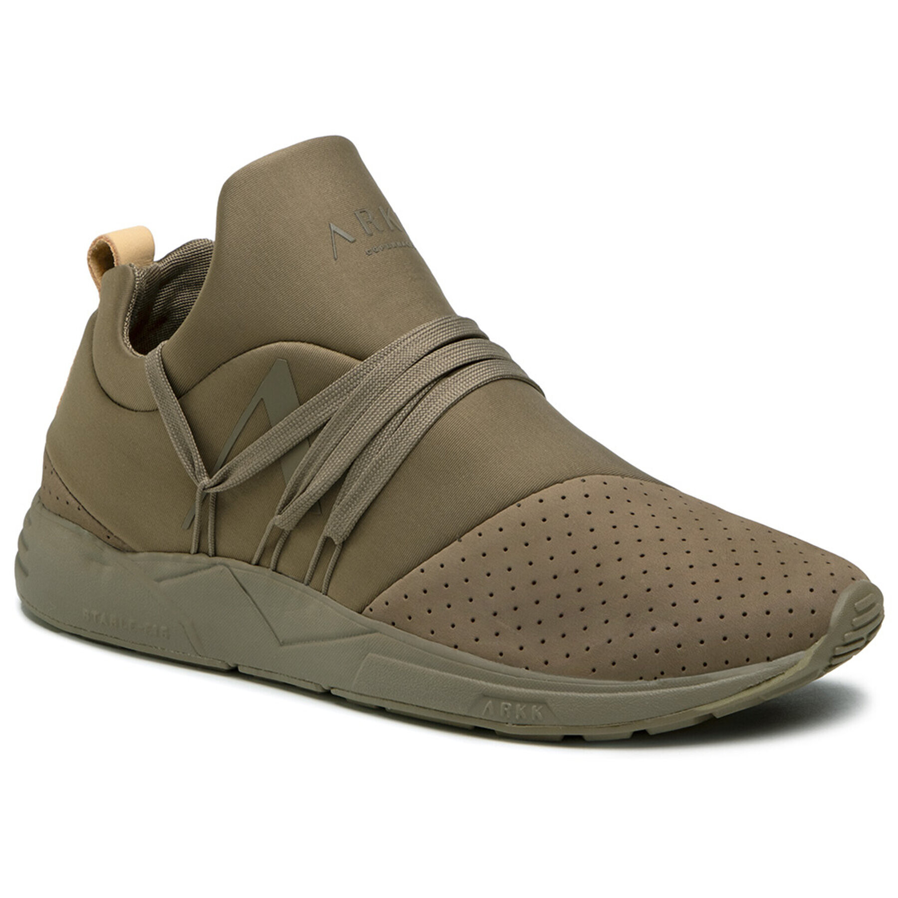 ARKK Copenhagen Sneakers Raven Nubuck S-E15 CR1411-0138-M Verde - Pled.ro