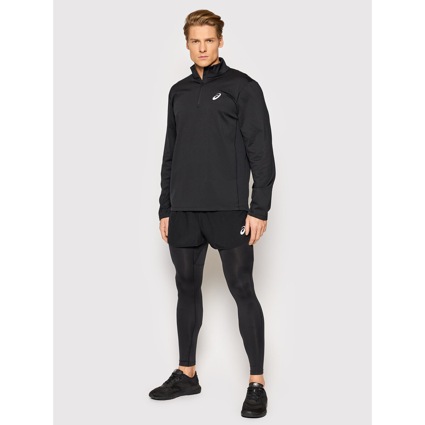 Asics Bluză tehnică Core Ls 2011C347 Negru Regular Fit - Pled.ro