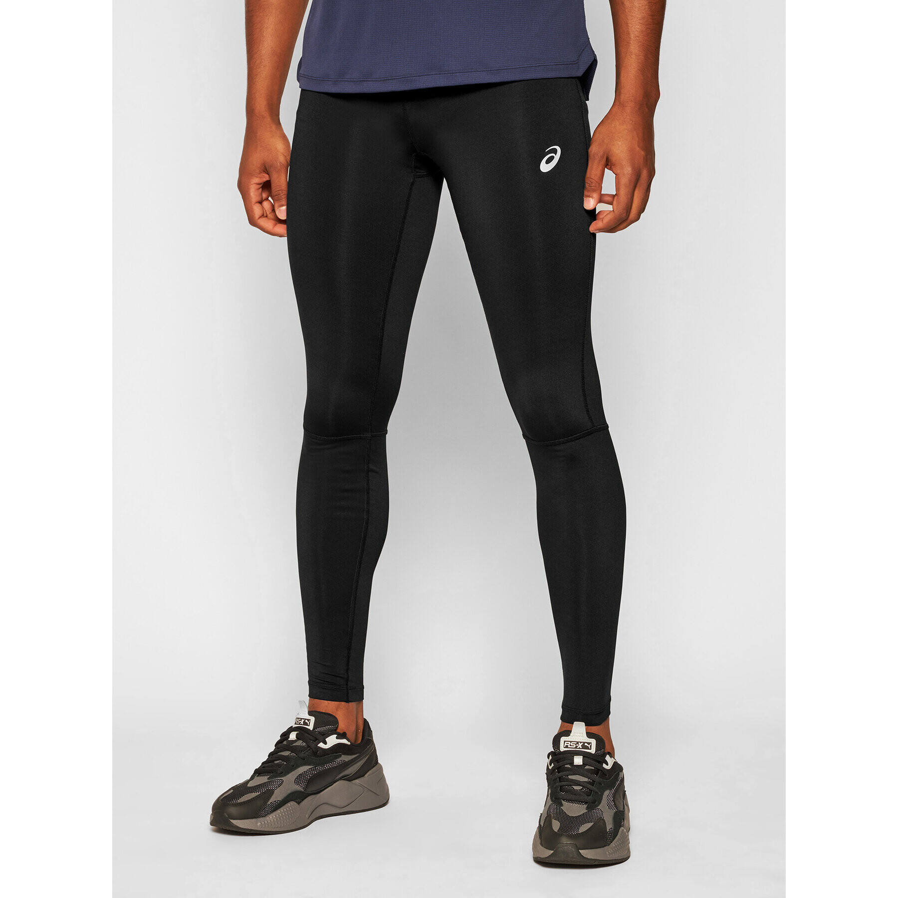 Asics Colanți Icon Tight 2011B050 Negru Tight Fit - Pled.ro