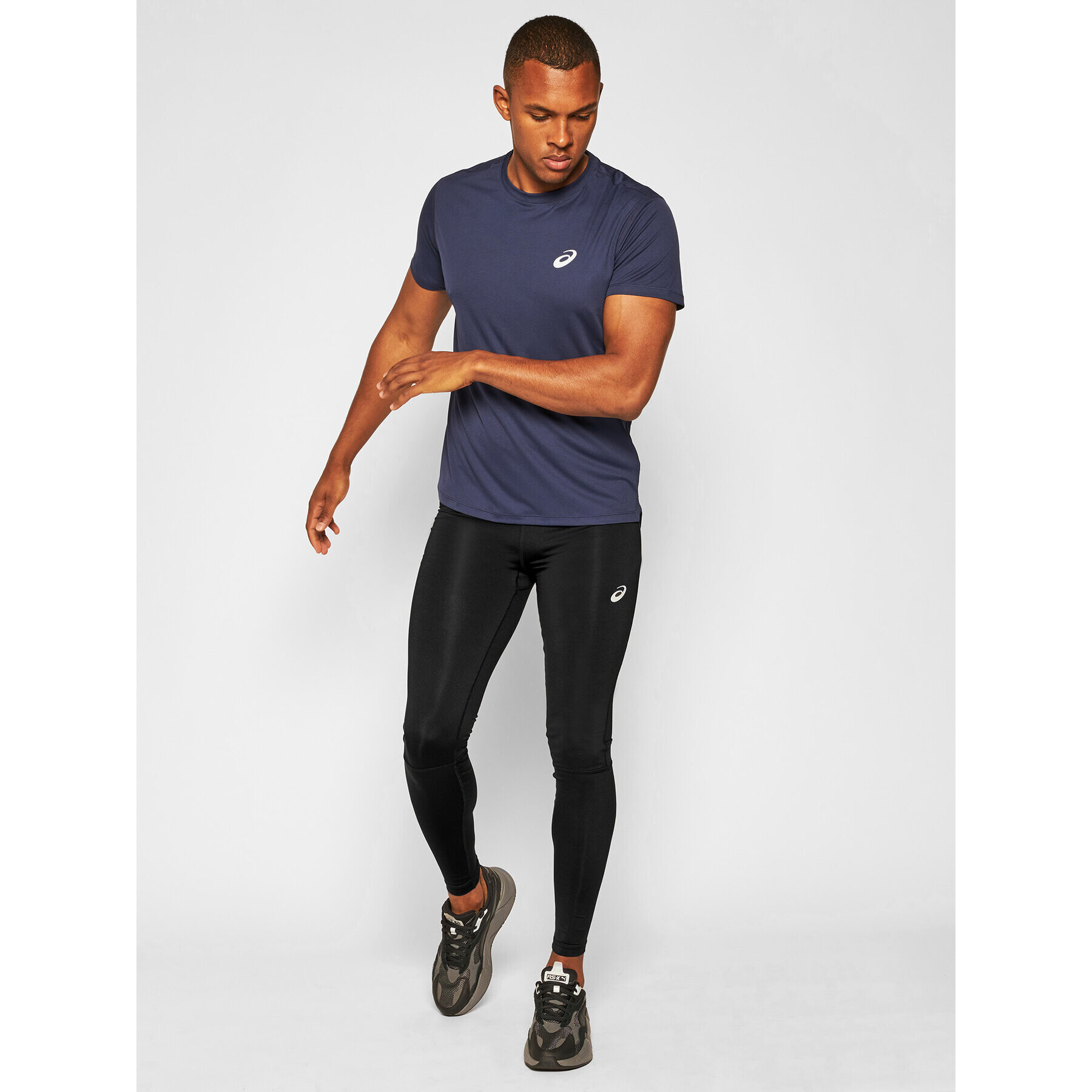 Asics Colanți Icon Tight 2011B050 Negru Tight Fit - Pled.ro