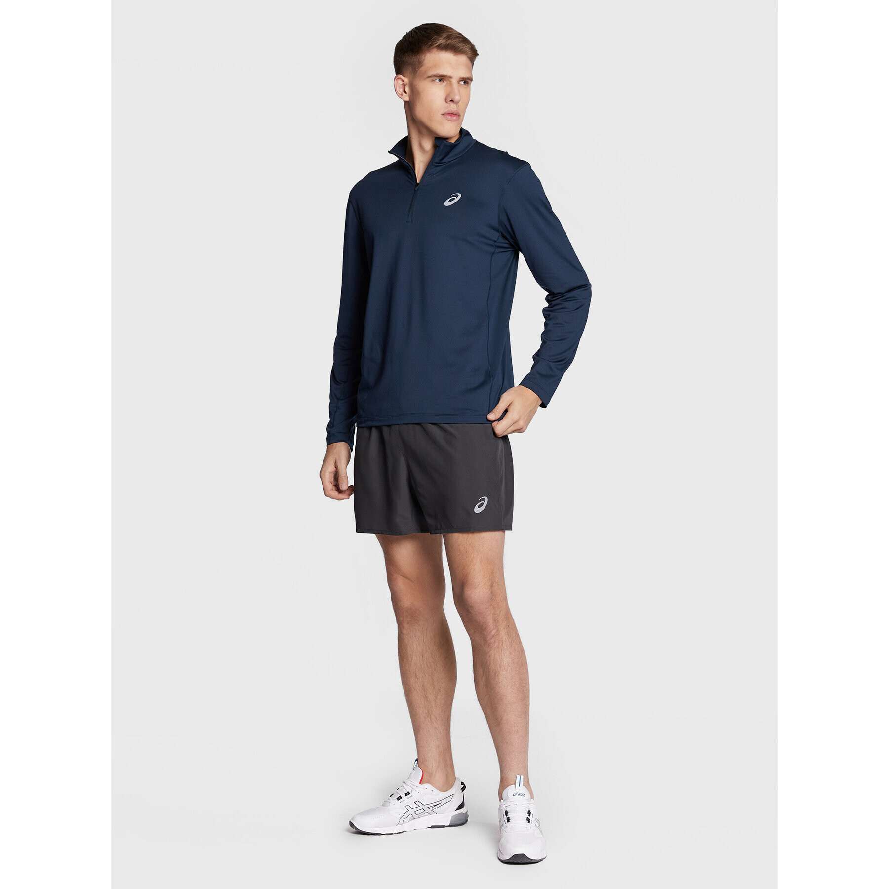 Asics Longsleeve Core 2011C347 Bleumarin Regular Fit - Pled.ro