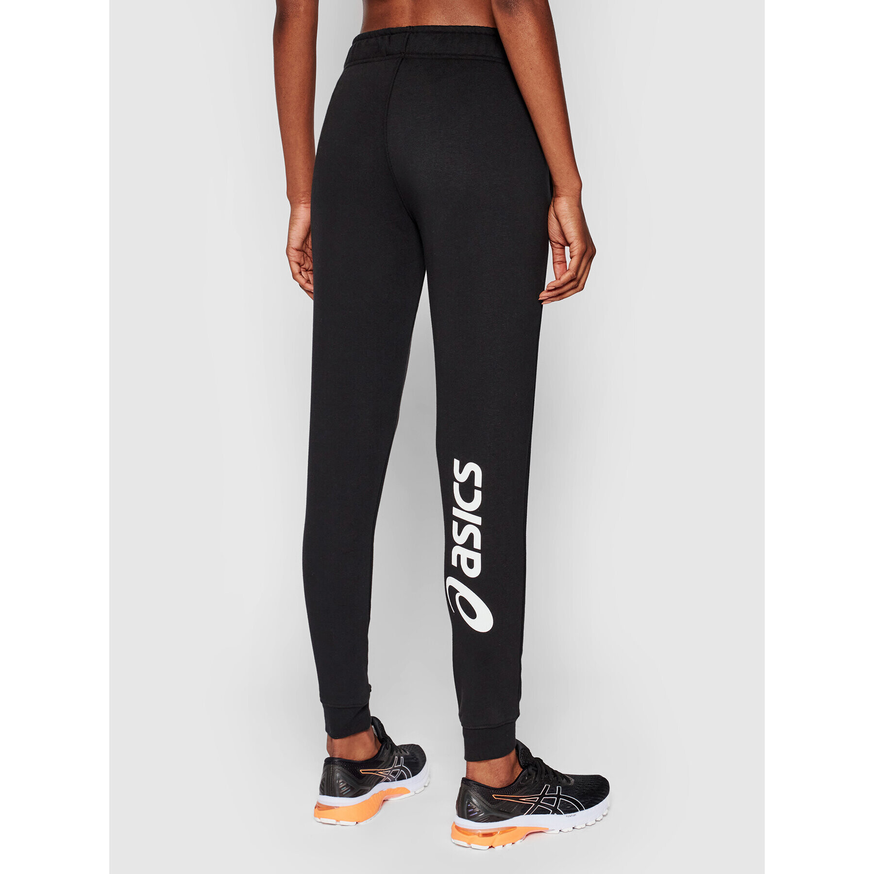 Asics Pantaloni trening Big Logo 2032A982 Negru Regular Fit - Pled.ro