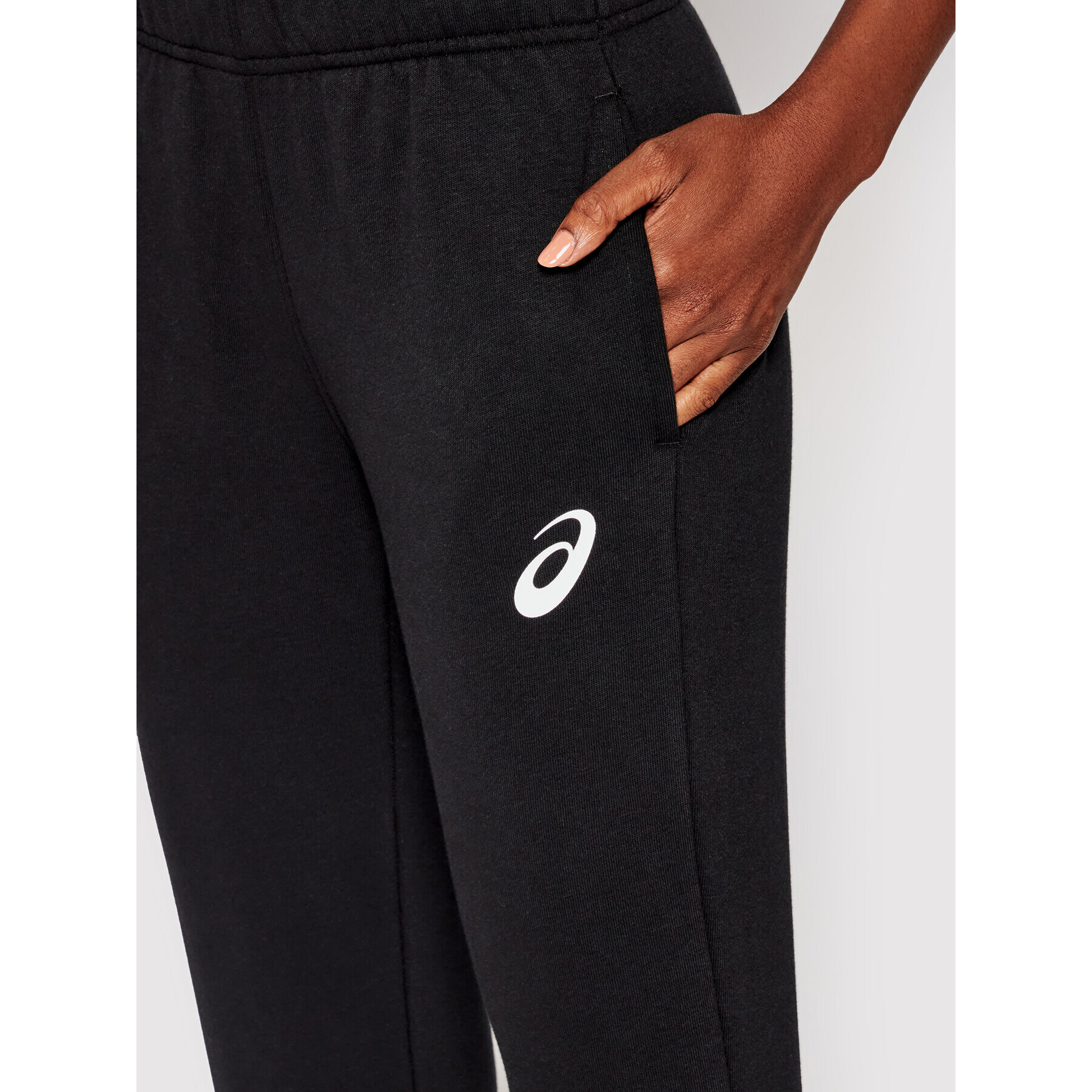 Asics Pantaloni trening Big Logo 2032A982 Negru Regular Fit - Pled.ro