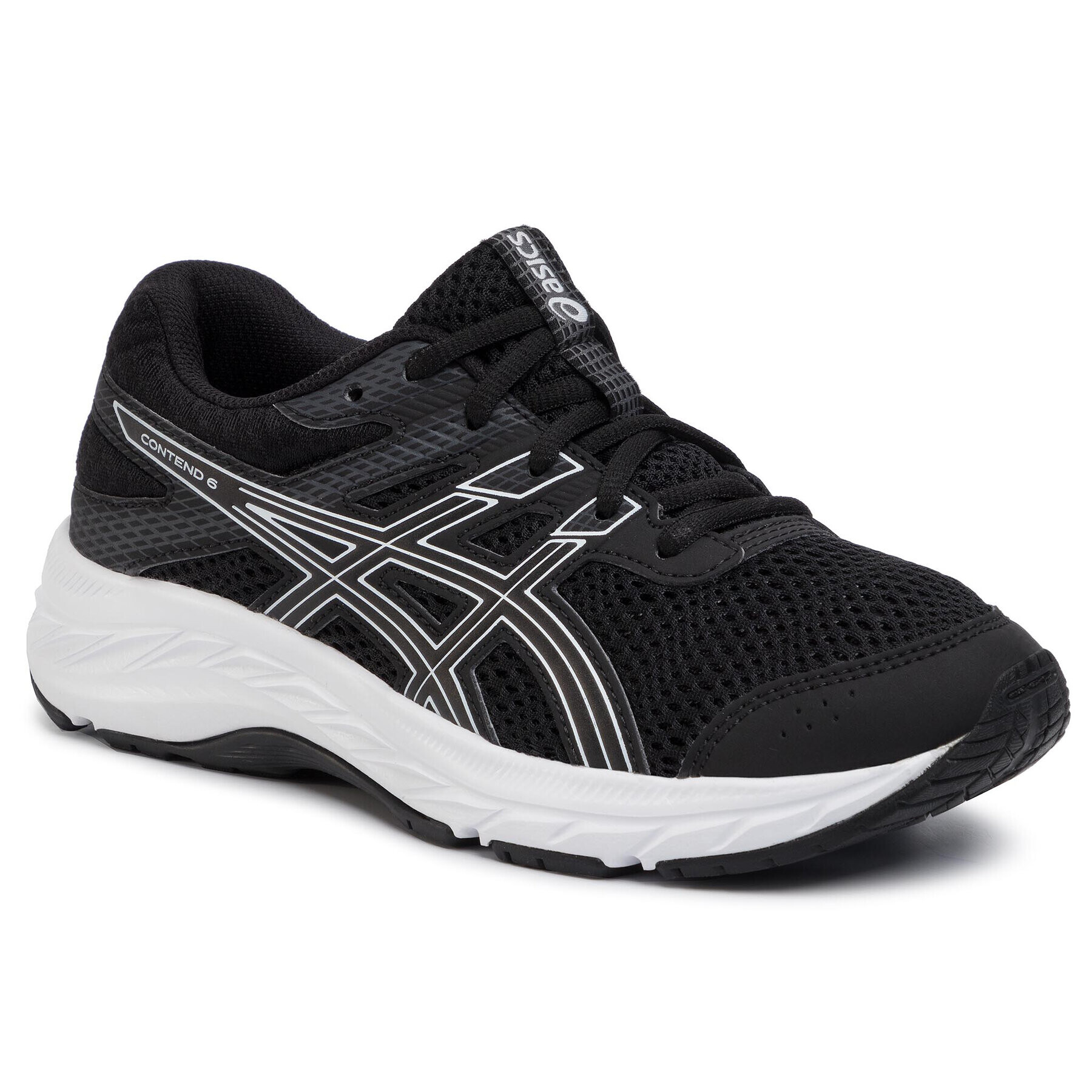 Asics Pantofi Contend 6 Gs 1014A086 Negru - Pled.ro