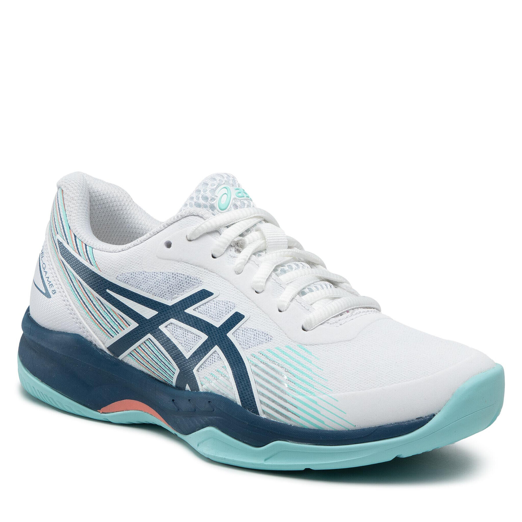 Asics Pantofi Gel-Game 8 1042A152 Alb - Pled.ro