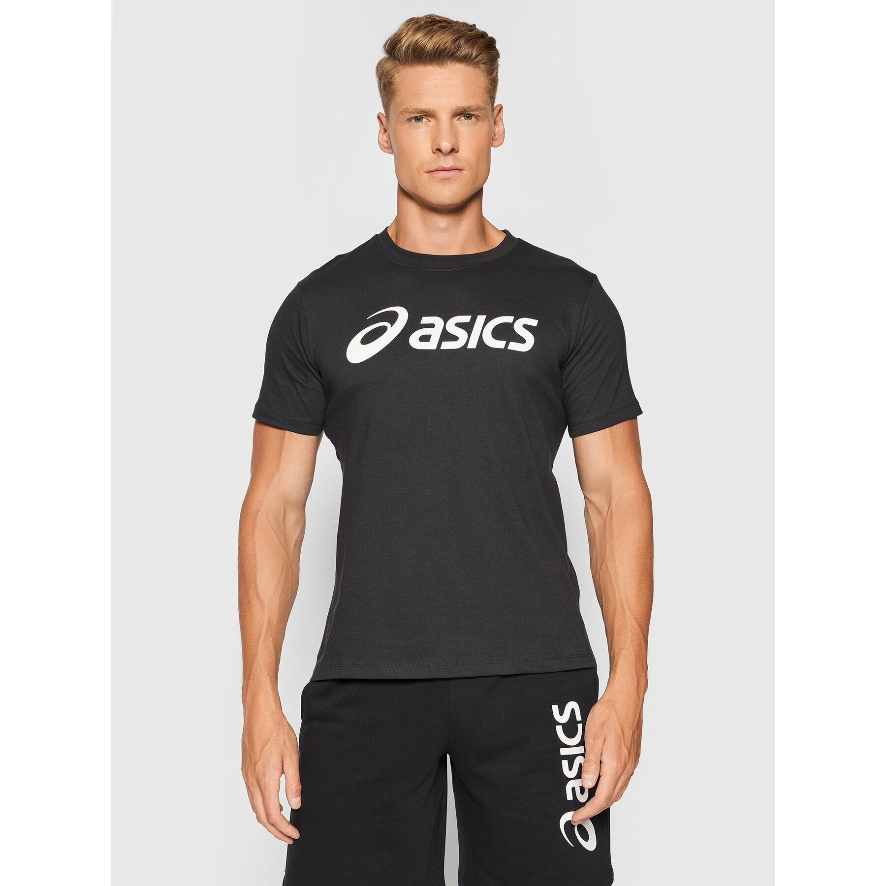 Asics Tricou Big Logo 2031A978 Negru Regular Fit - Pled.ro