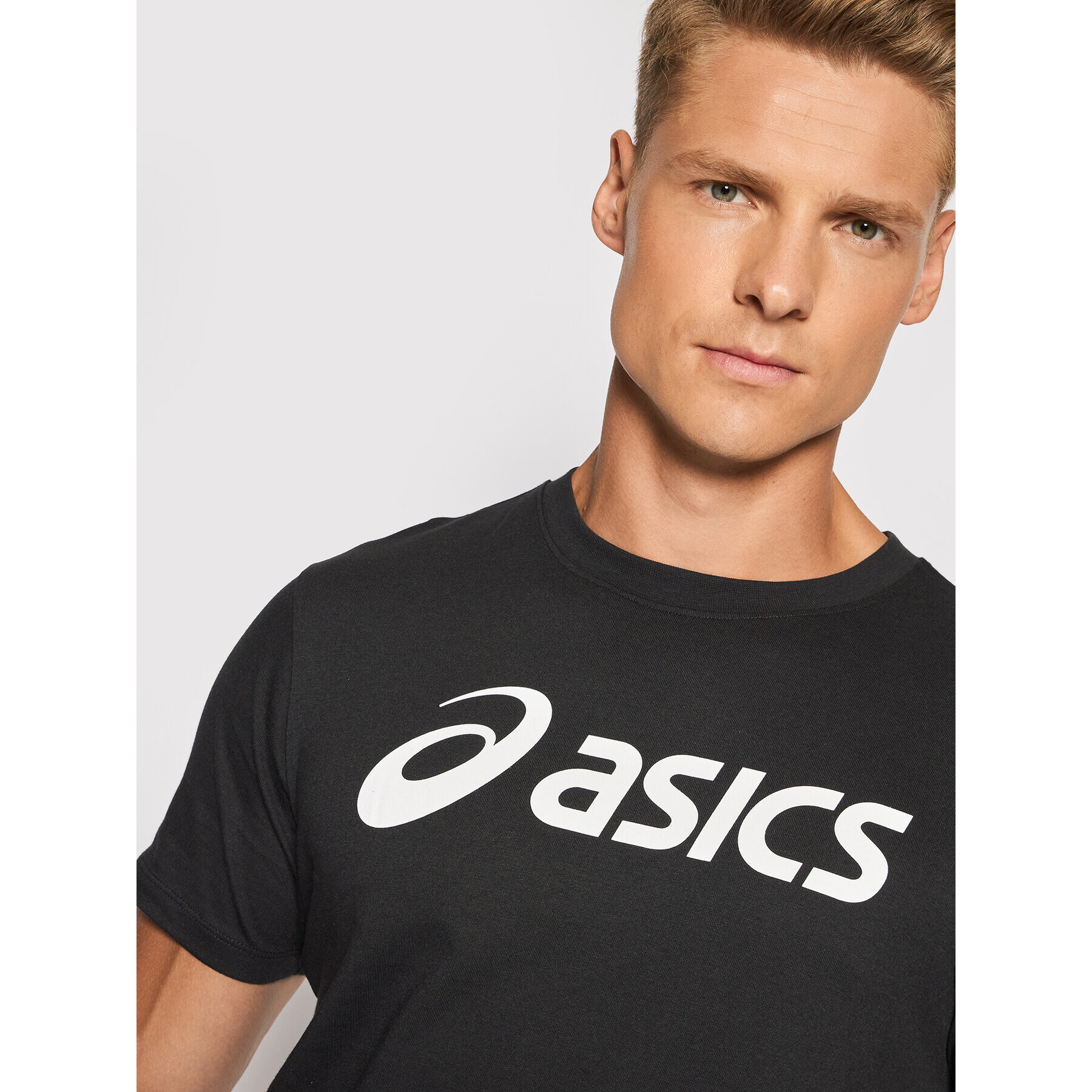 Asics Tricou Big Logo 2031A978 Negru Regular Fit - Pled.ro