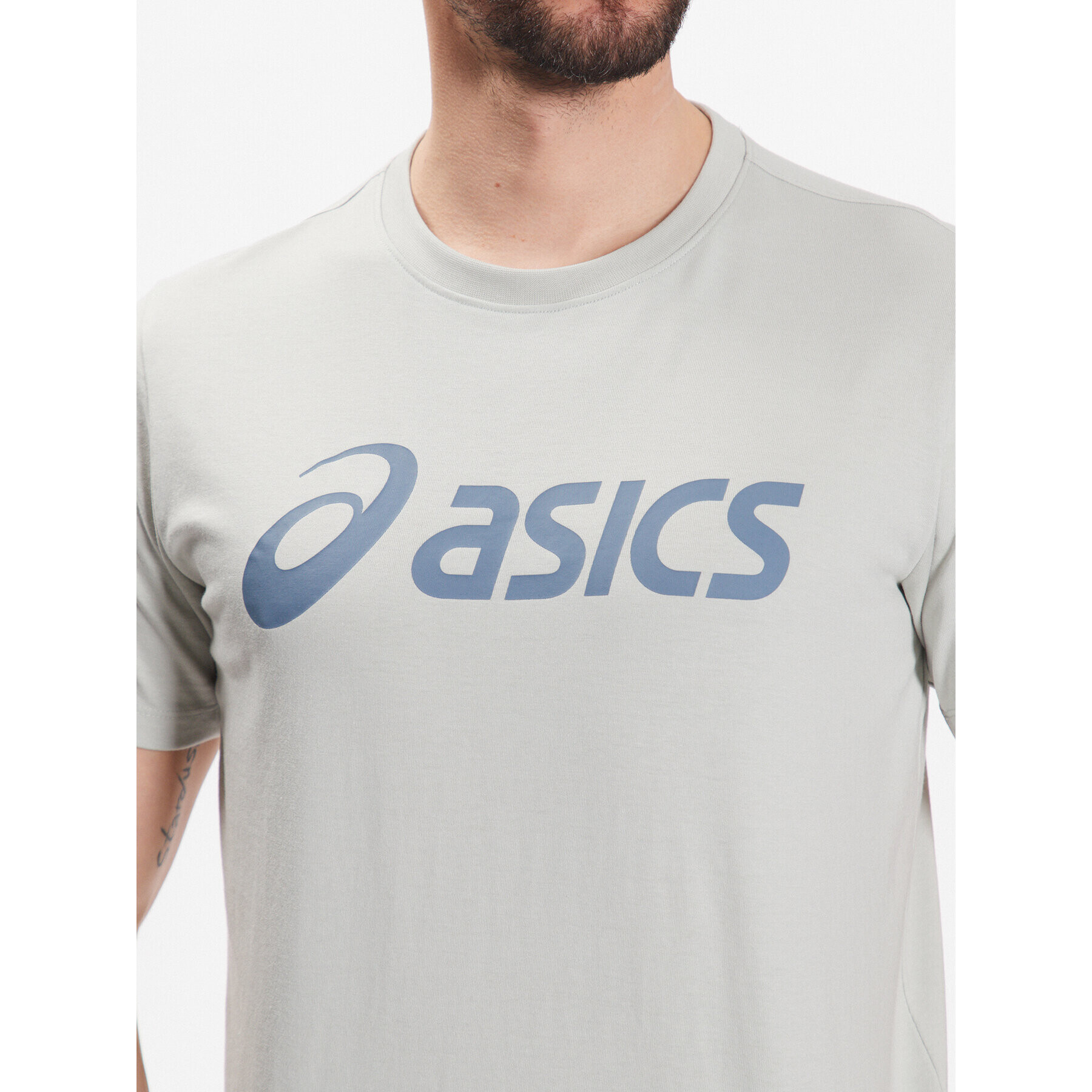 Asics Tricou Big Logo 2031A978 Verde Regular Fit - Pled.ro