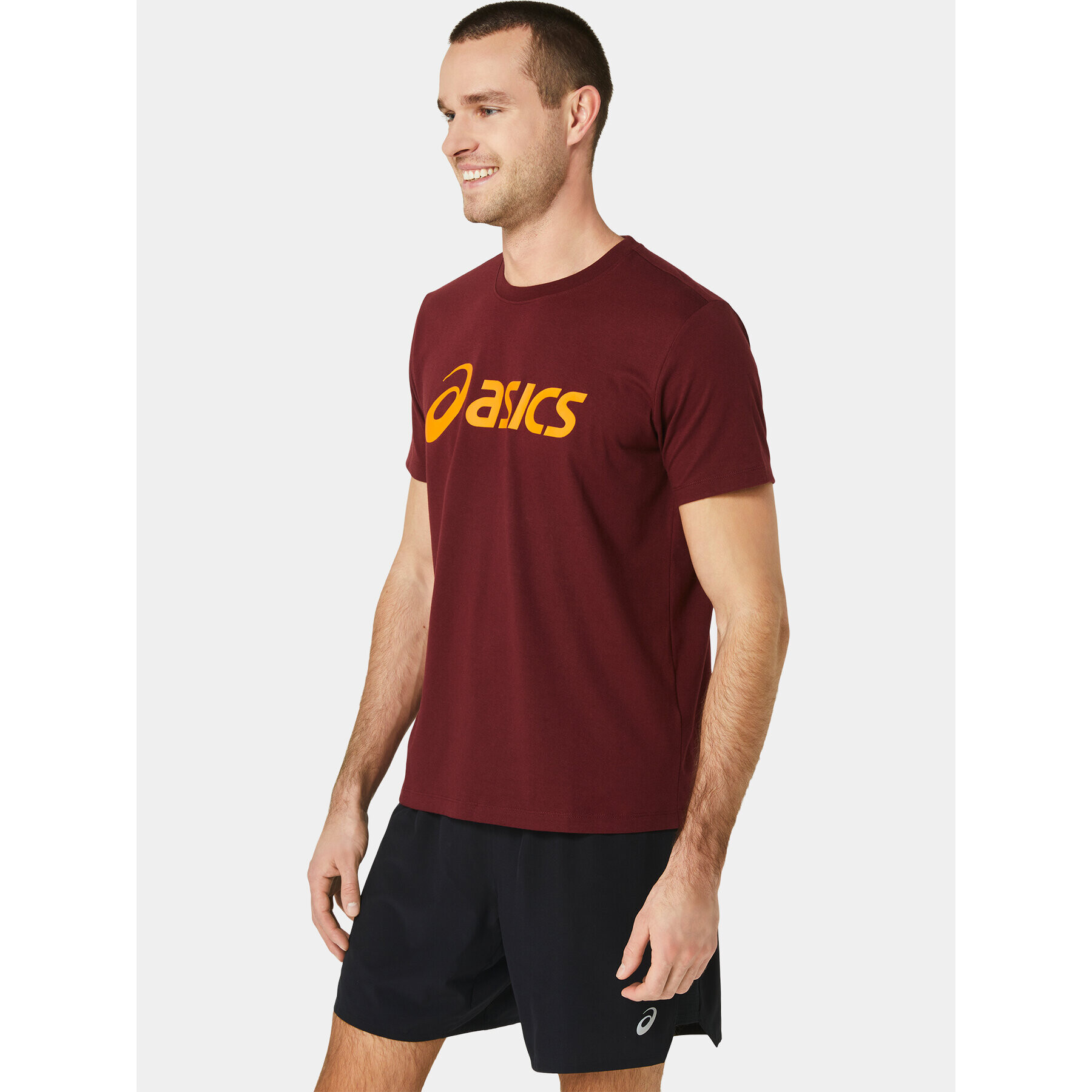 Asics Tricou Big Logo Tee 2031A978 Roșu Ahletic Fit - Pled.ro