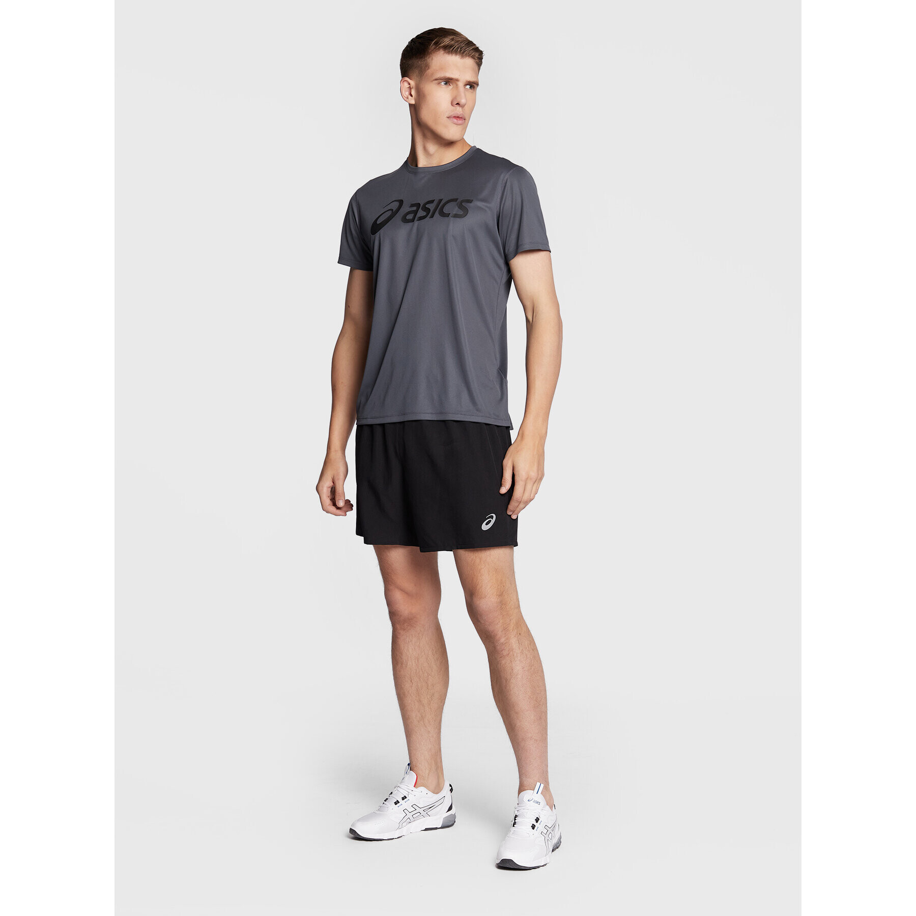 Asics Tricou Core 2011C334 Gri Regular Fit - Pled.ro