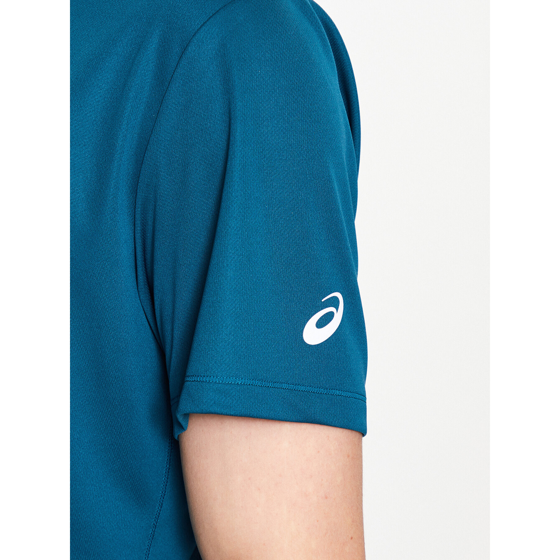 Asics Tricou Fujitrail Logo SS Top Tee Albastru Regular Fit - Pled.ro