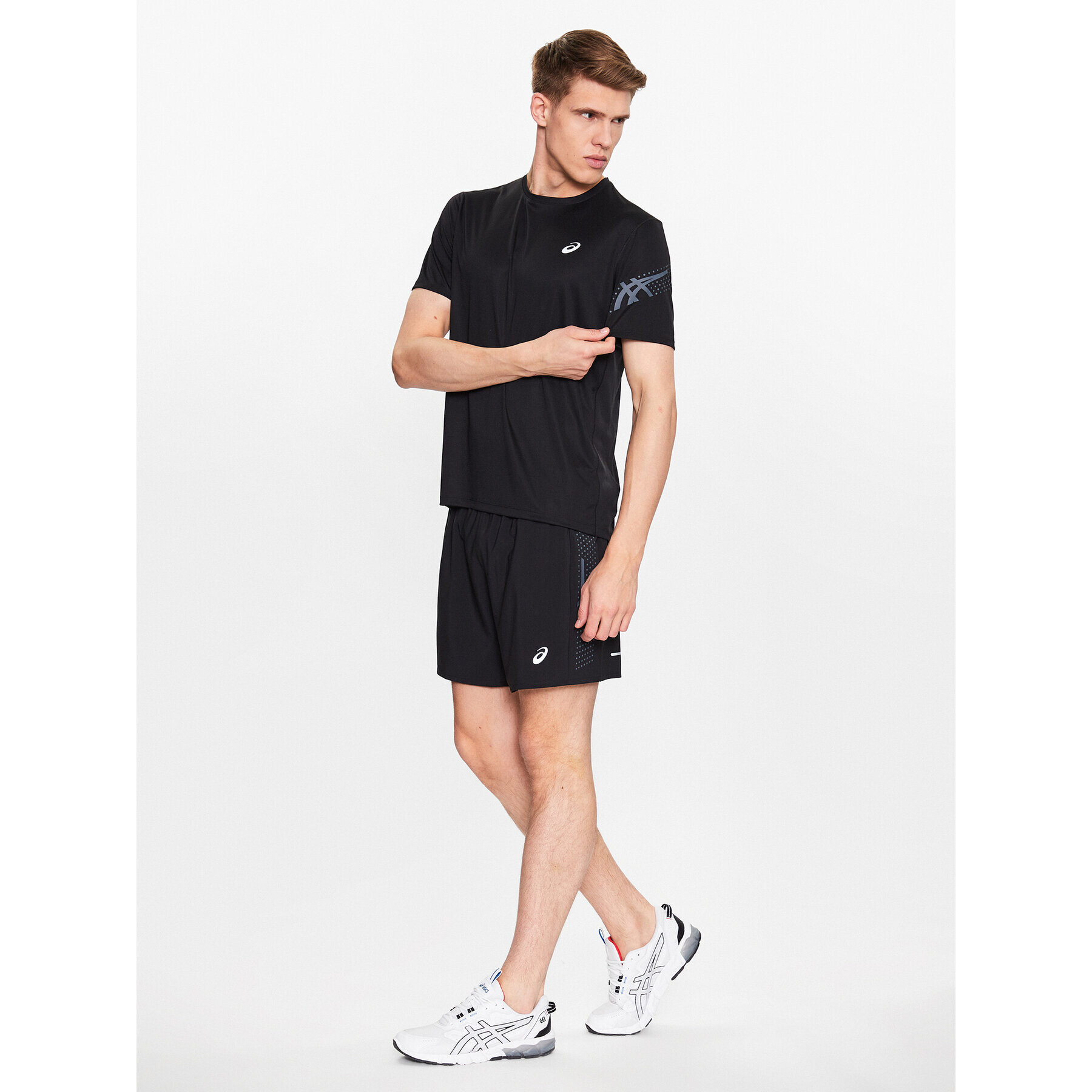 Asics Tricou Icon 2011C734 Negru Regular Fit - Pled.ro