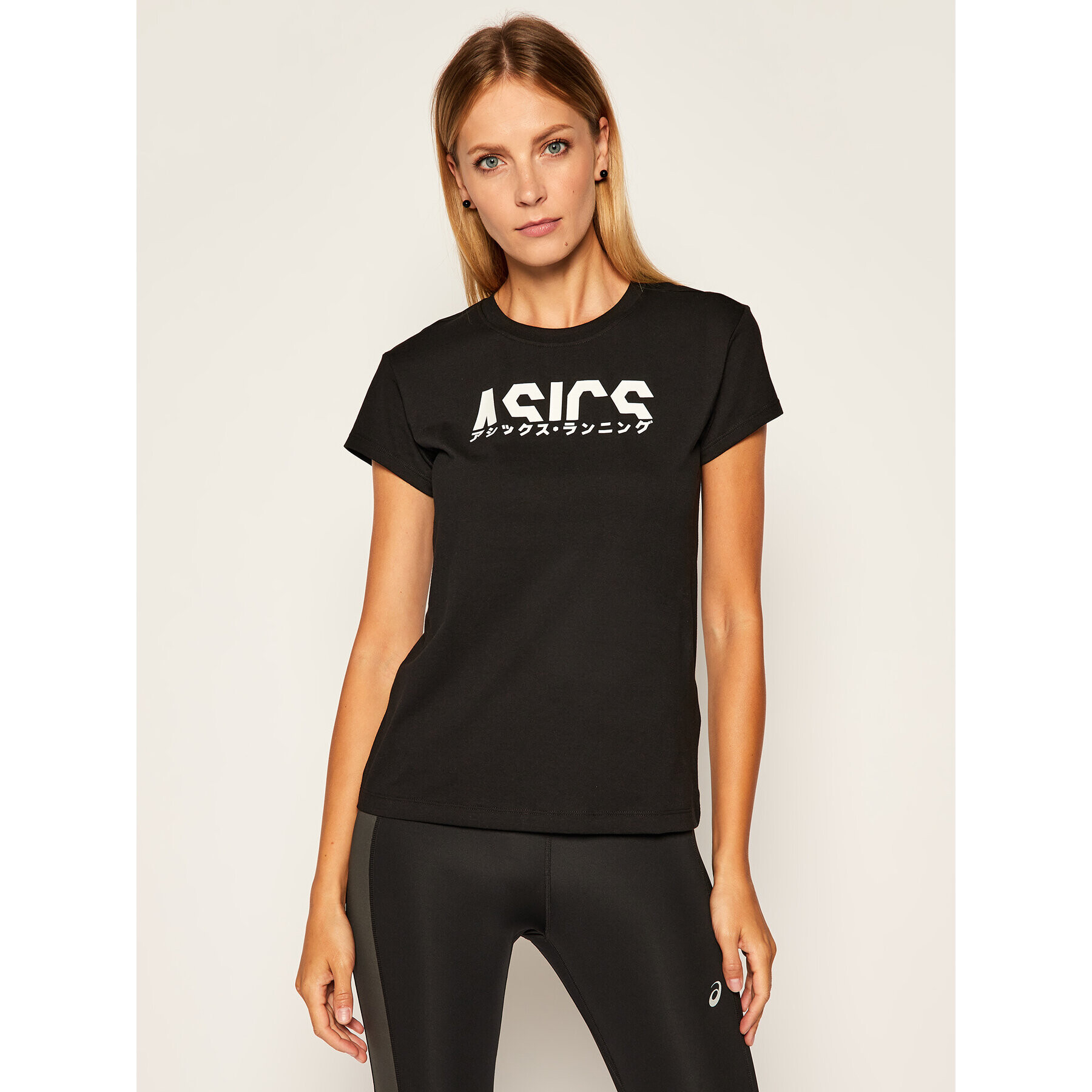 Asics Tricou Katakana Graphic Tee 2032B756 Negru Regular Fit - Pled.ro