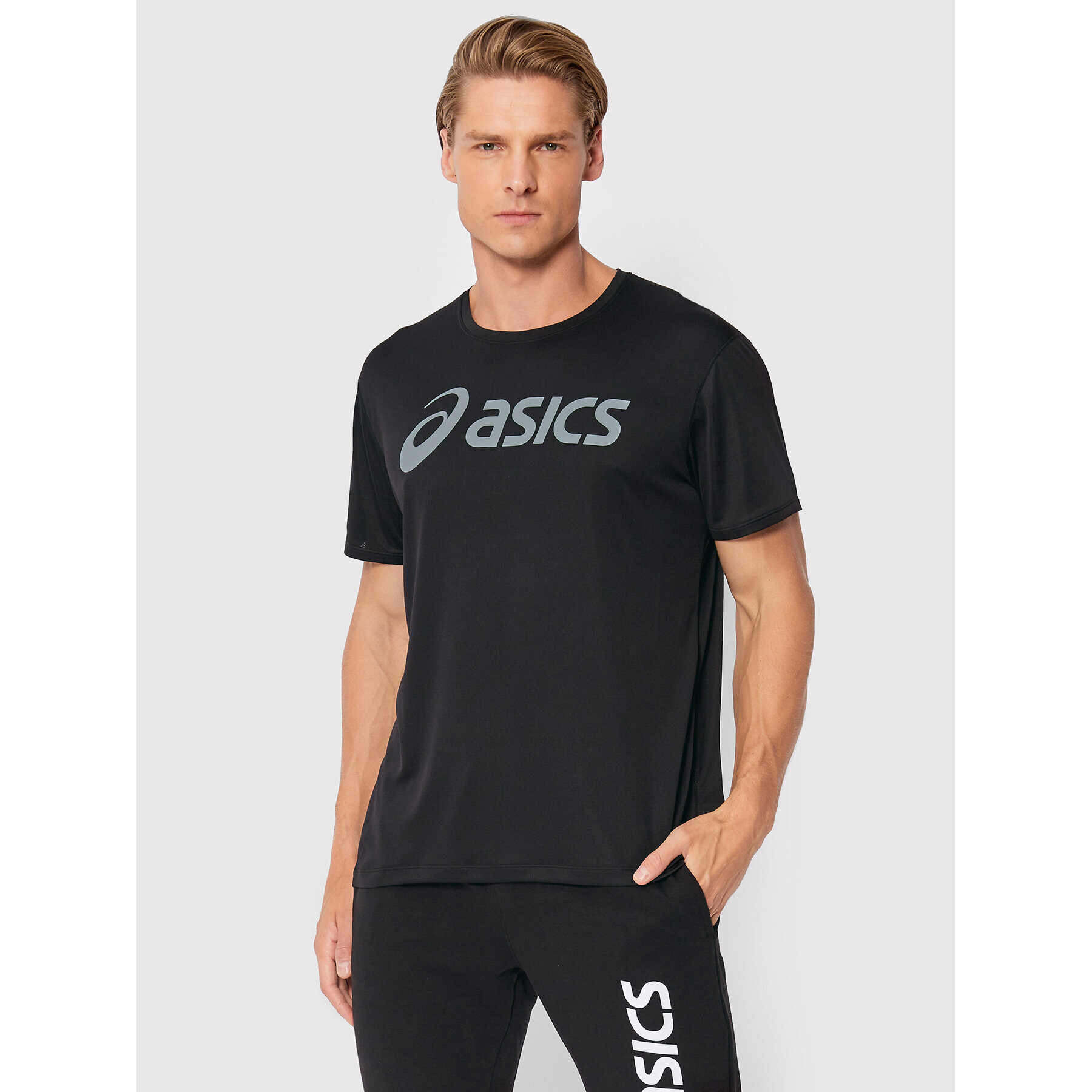 Asics Tricou tehnic Core 2011C334 Negru Regular Fit - Pled.ro