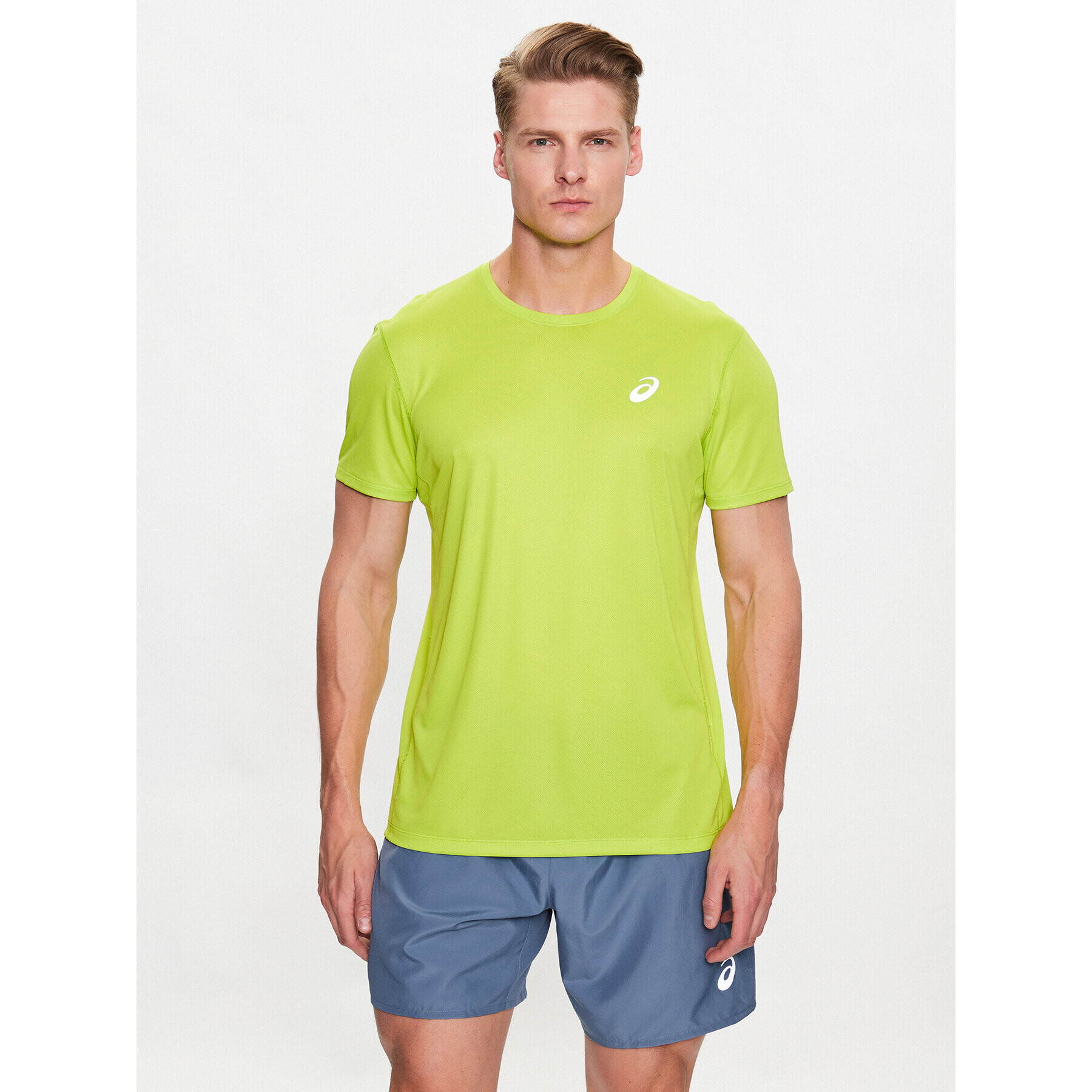 Asics Tricou tehnic Core 2011C341 Verde Regular Fit - Pled.ro