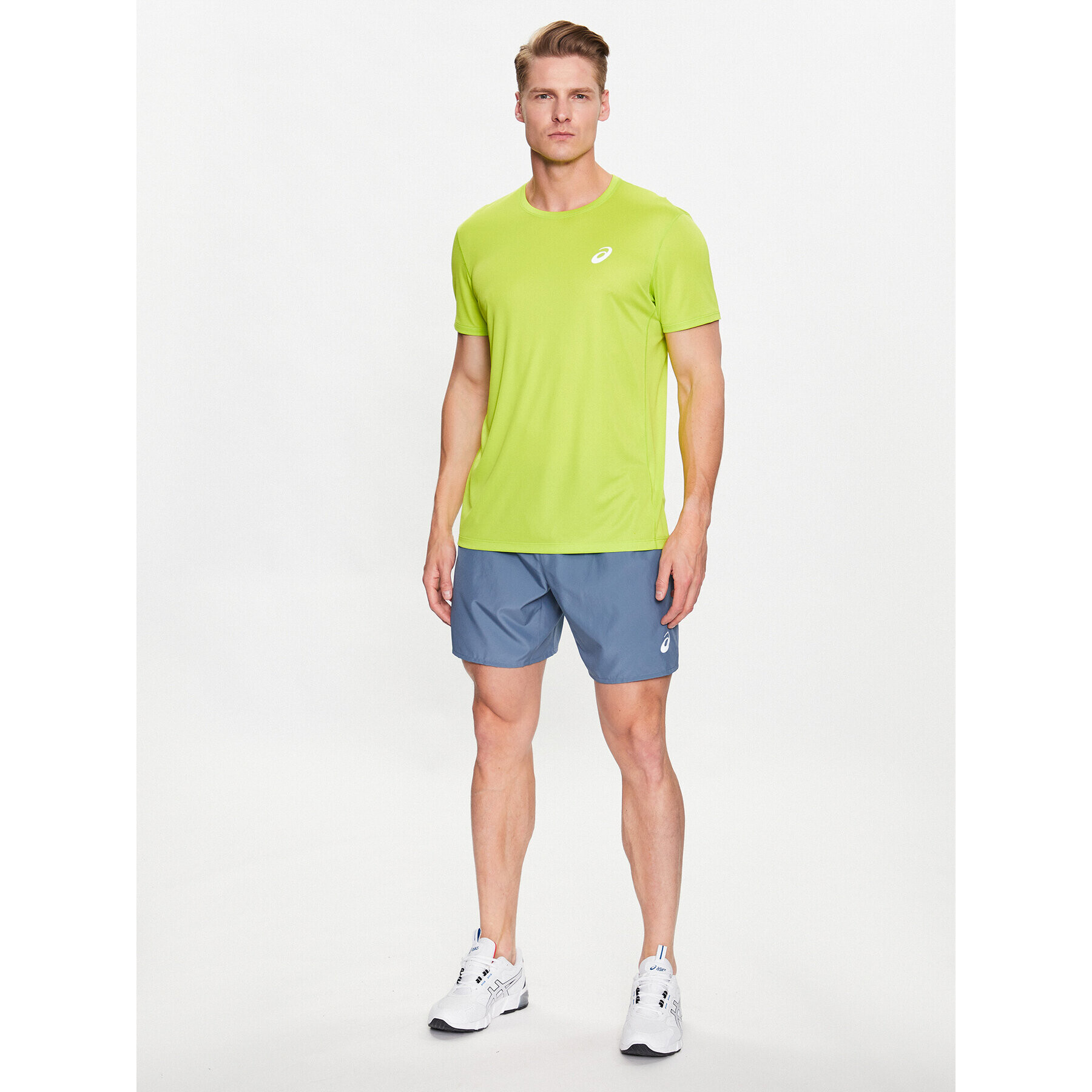 Asics Tricou tehnic Core 2011C341 Verde Regular Fit - Pled.ro