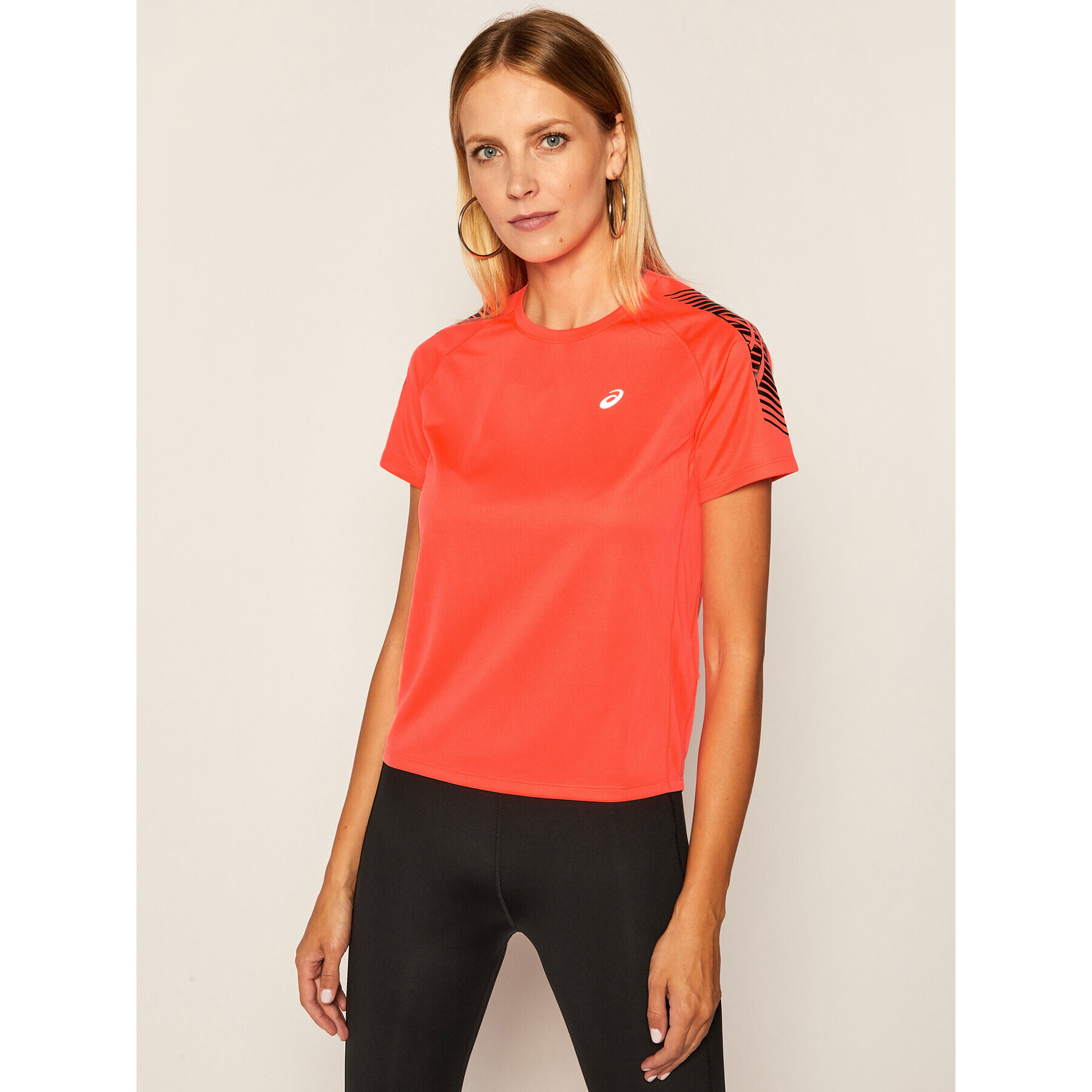 Asics Tricou tehnic Icon Ss 2012B044 Portocaliu Regular Fit - Pled.ro