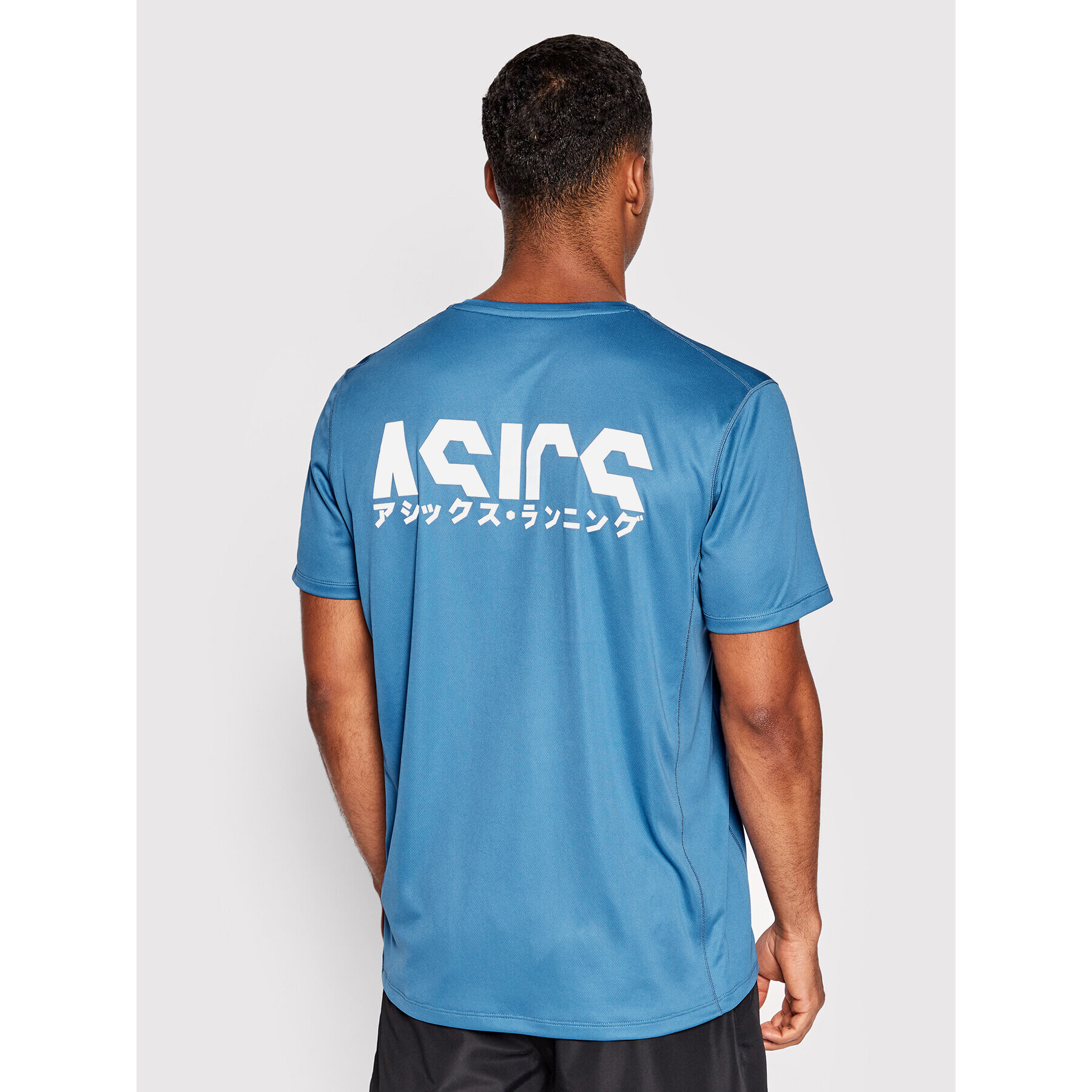 Asics Tricou tehnic Katakana 2011A813 Albastru Regular Fit - Pled.ro