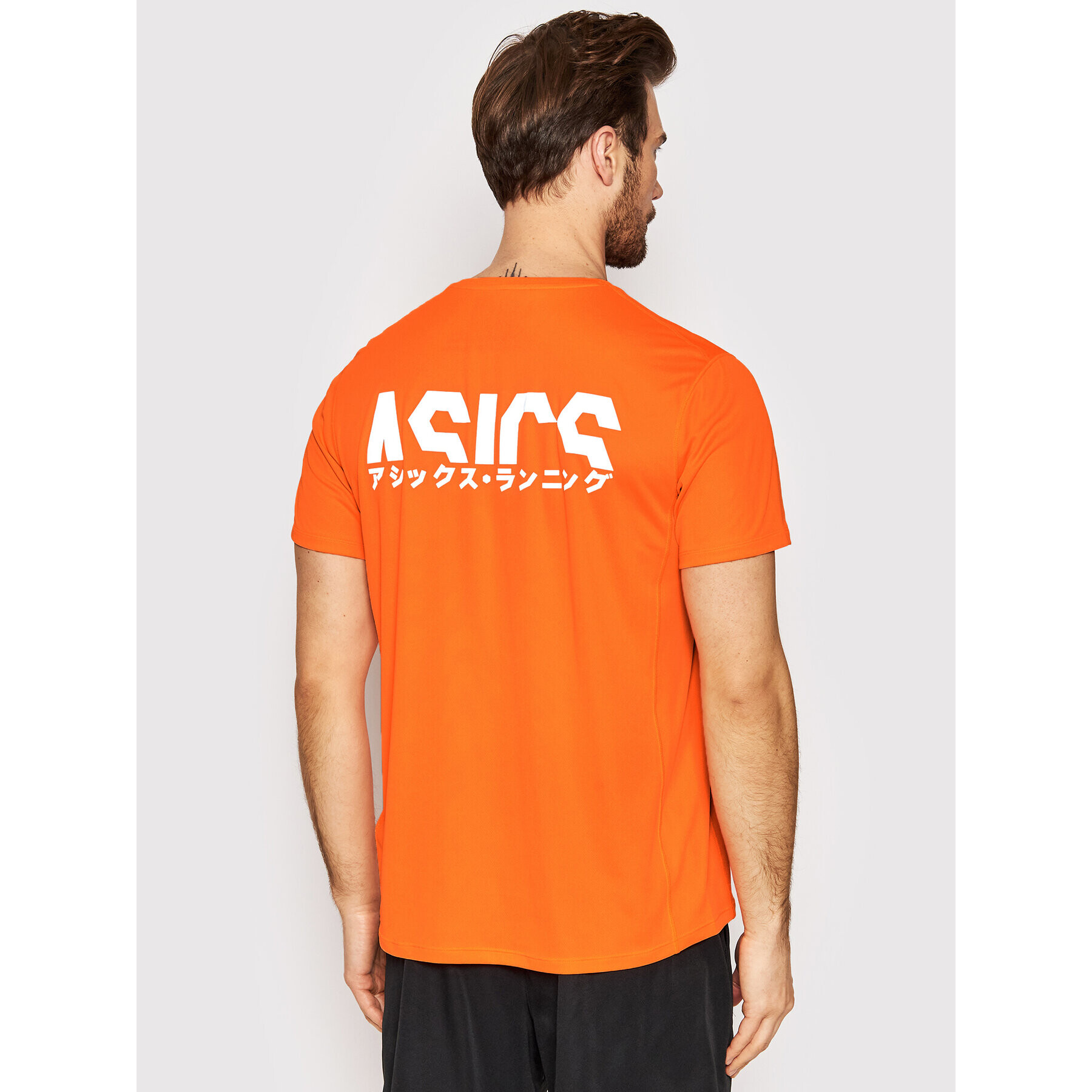 Asics Tricou tehnic Katakana 2011A813 Portocaliu Regular Fit - Pled.ro