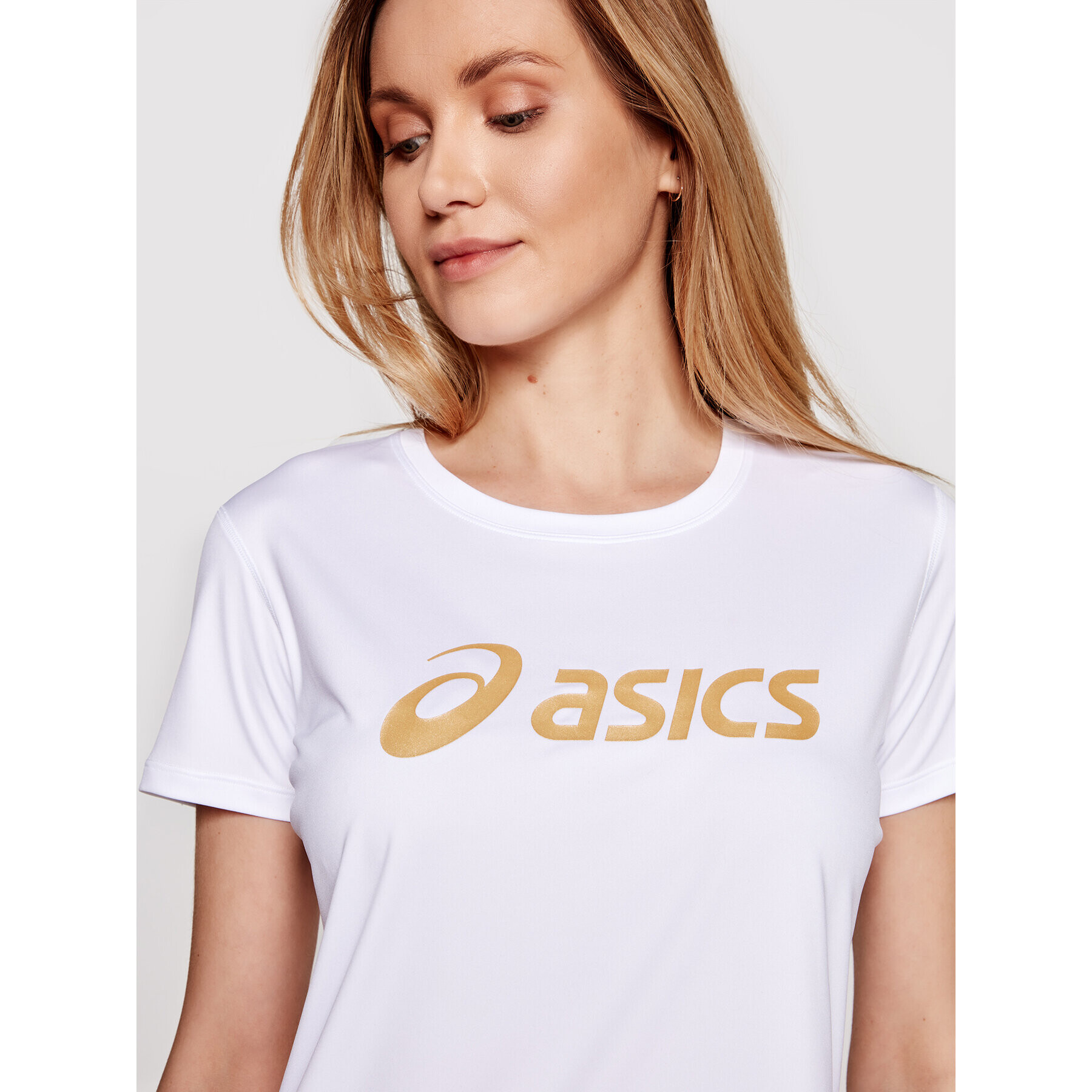 Asics Tricou tehnic Sakura 2012B947 Alb Regular Fit - Pled.ro