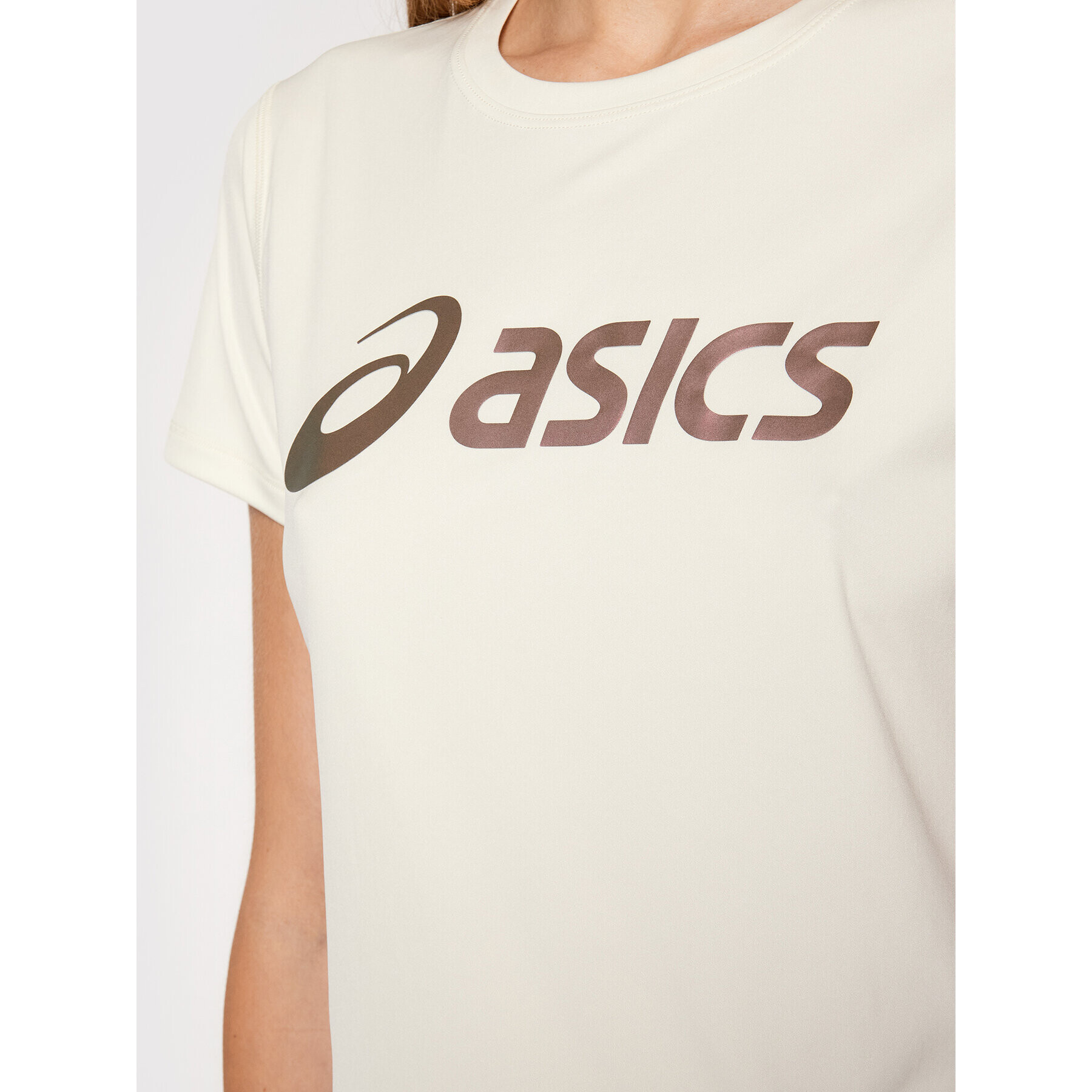 Asics Tricou tehnic Silver Nagare 2012C099 Alb Regular Fit - Pled.ro