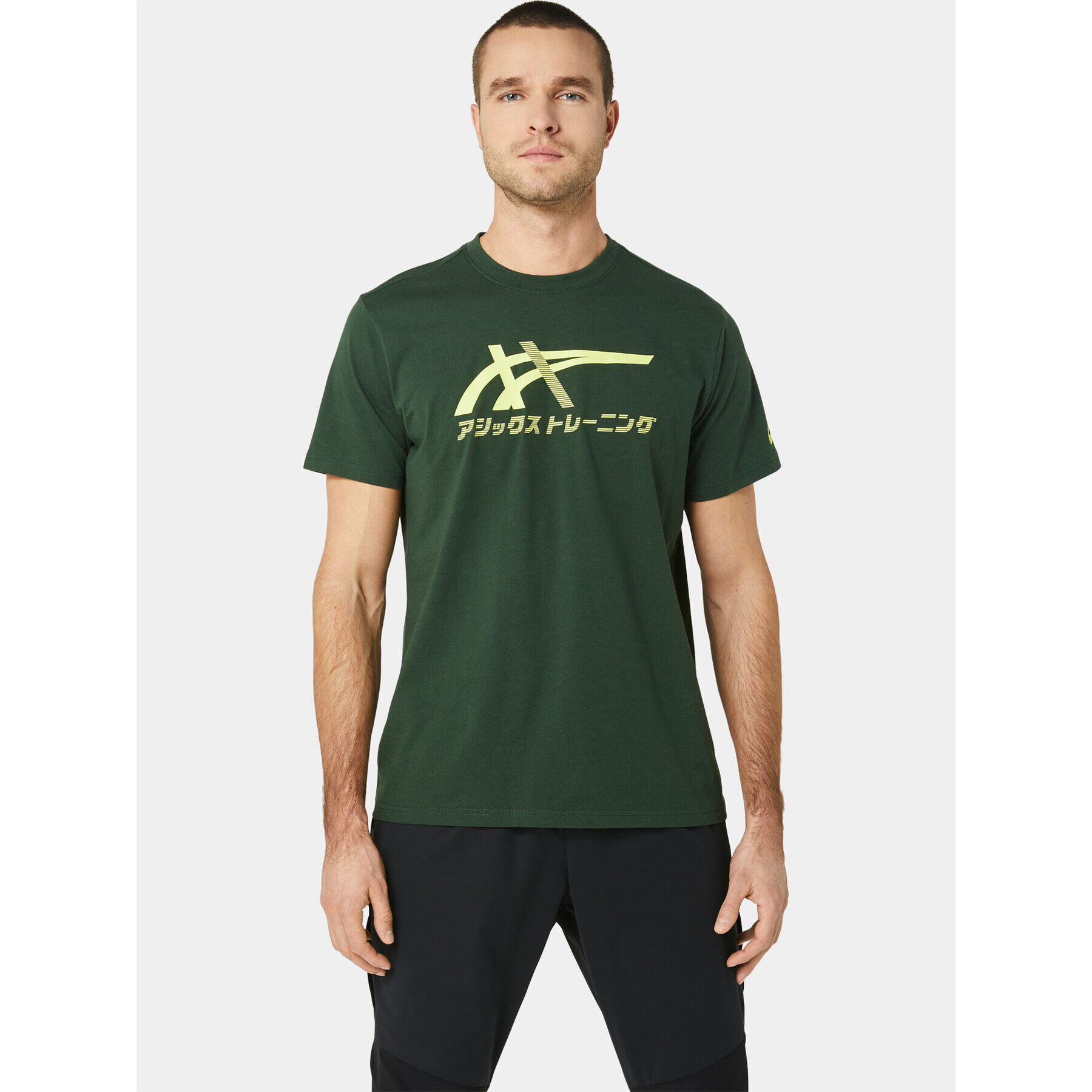 Asics Tricou Tiger Tee 2031D123 Verde Ahletic Fit - Pled.ro