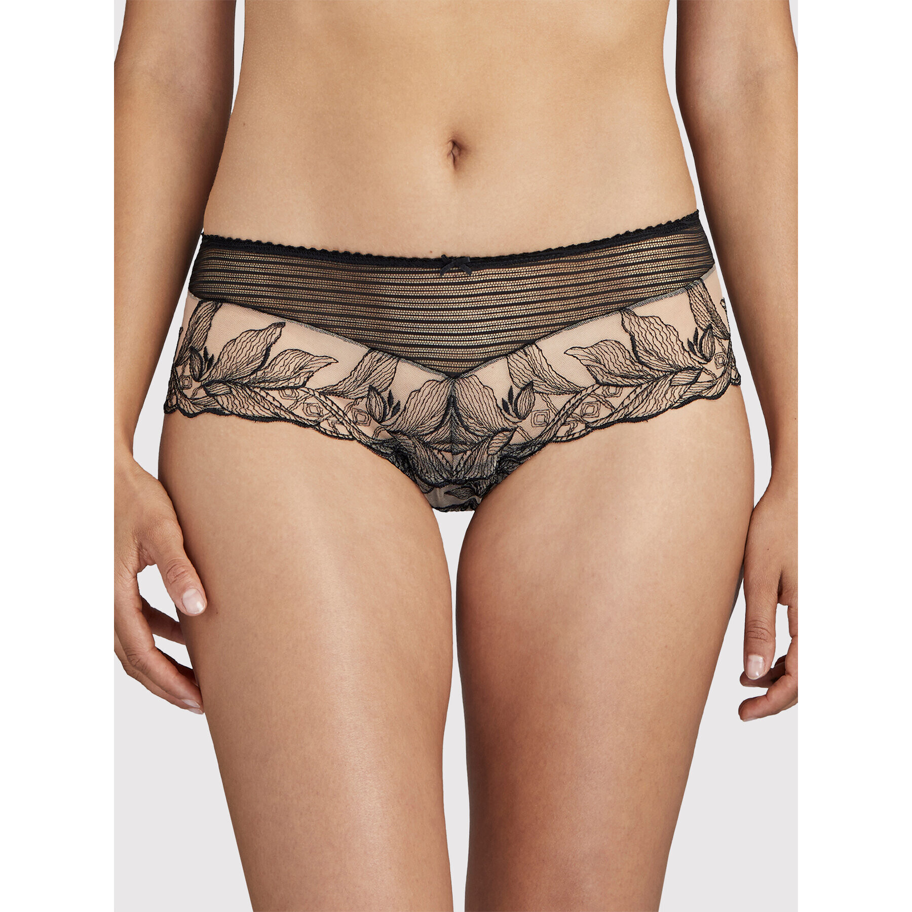 Aubade Boxeri Fleur De Tattoo TB70 Negru - Pled.ro