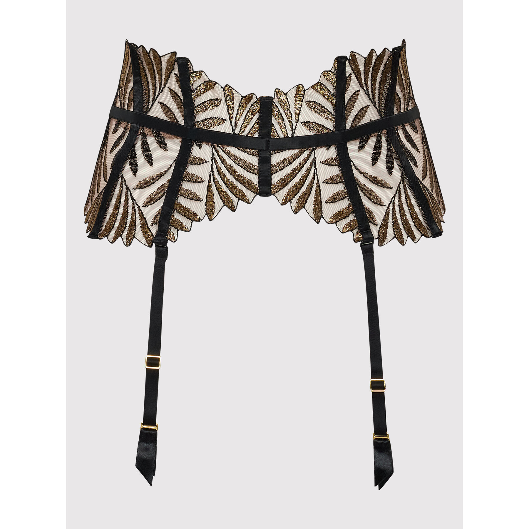 Aubade Portjartier IRIS VAN HERPEN Sensory Illusion RC52 Negru - Pled.ro