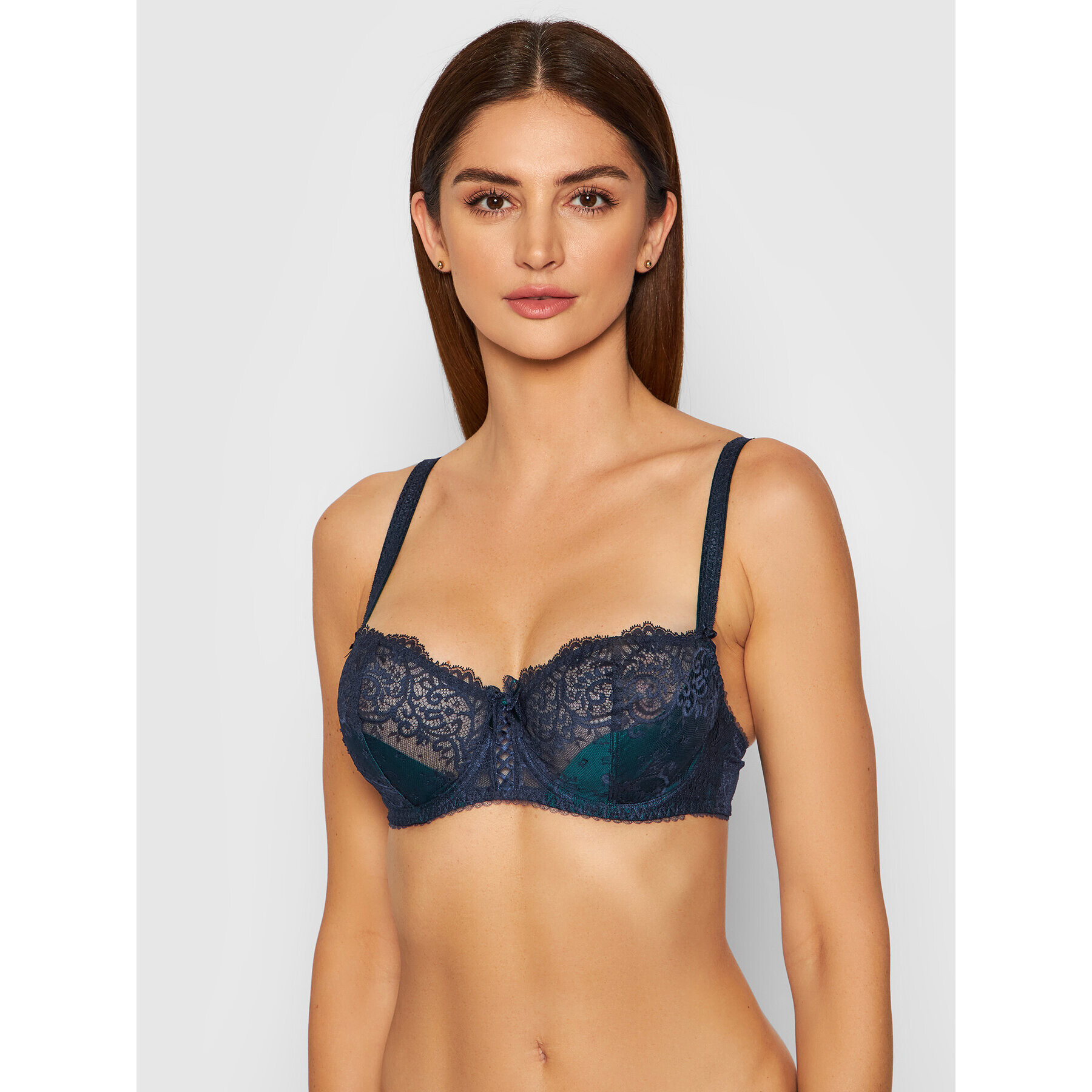 Aubade Sutien Balconette Courbes Divines OA14 Bleumarin - Pled.ro