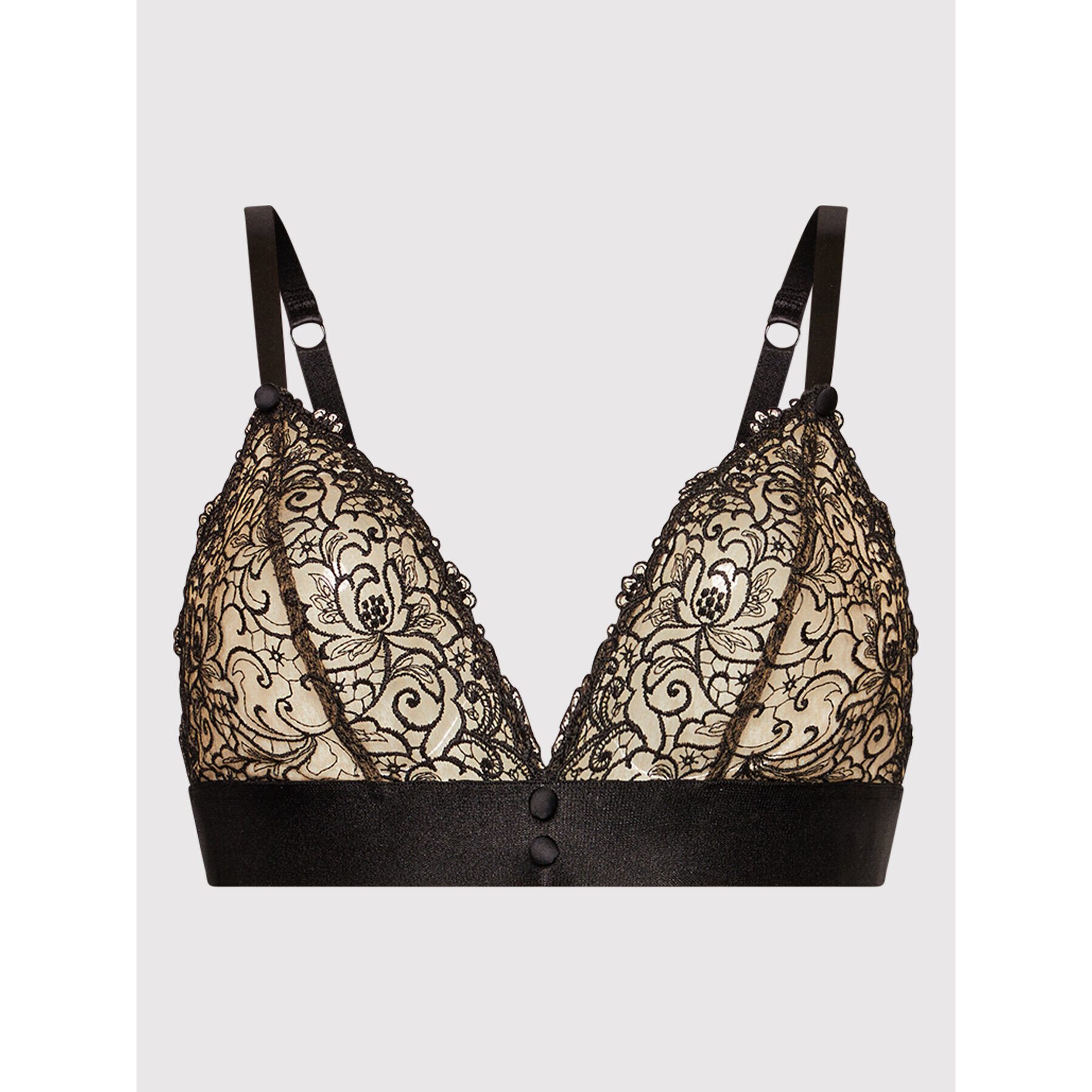 Aubade Sutien Bralette KARL LAGERFELD Miss Karl UC10 Negru - Pled.ro