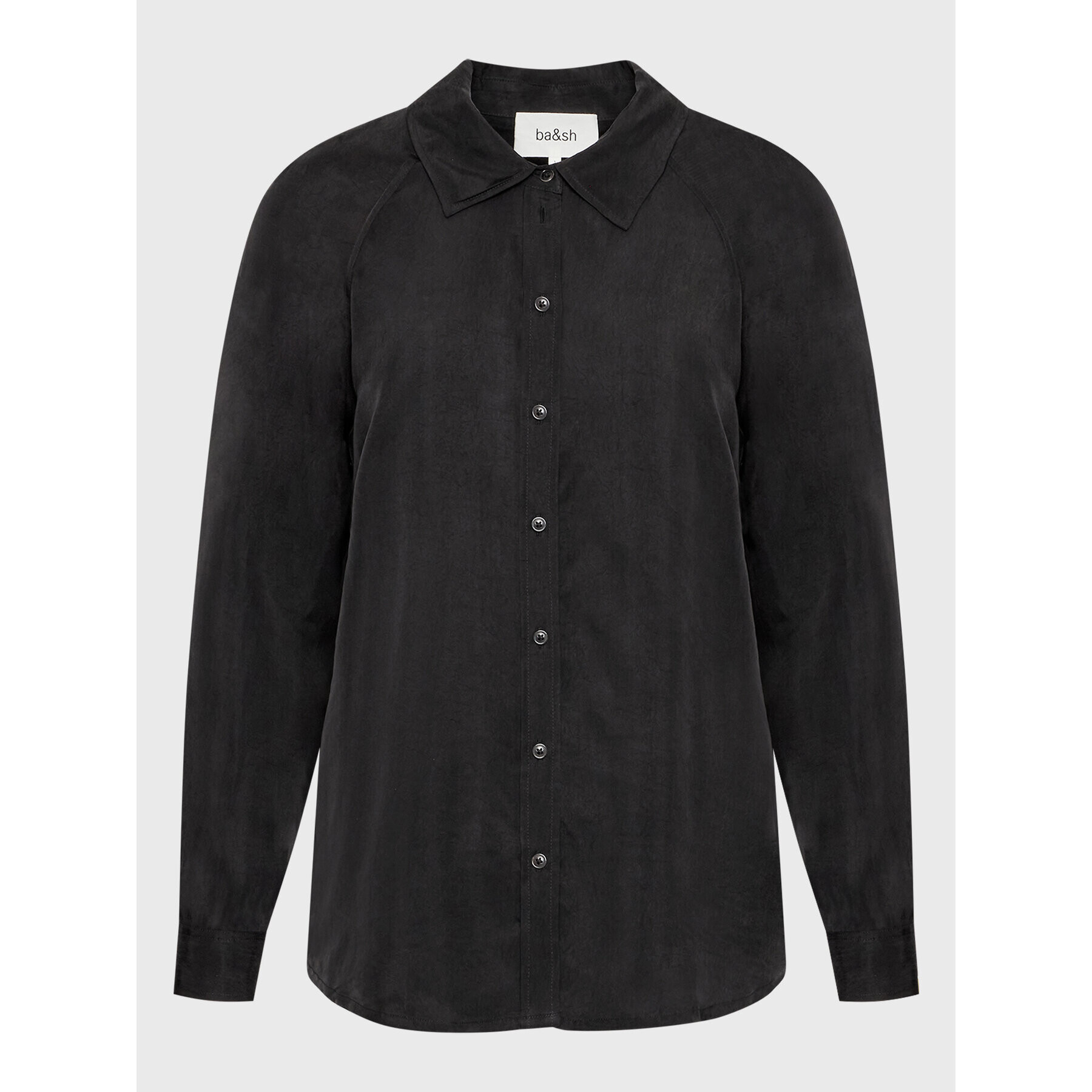 Ba&sh Cămașă Chemise 1H22AMBR Negru Regular Fit - Pled.ro