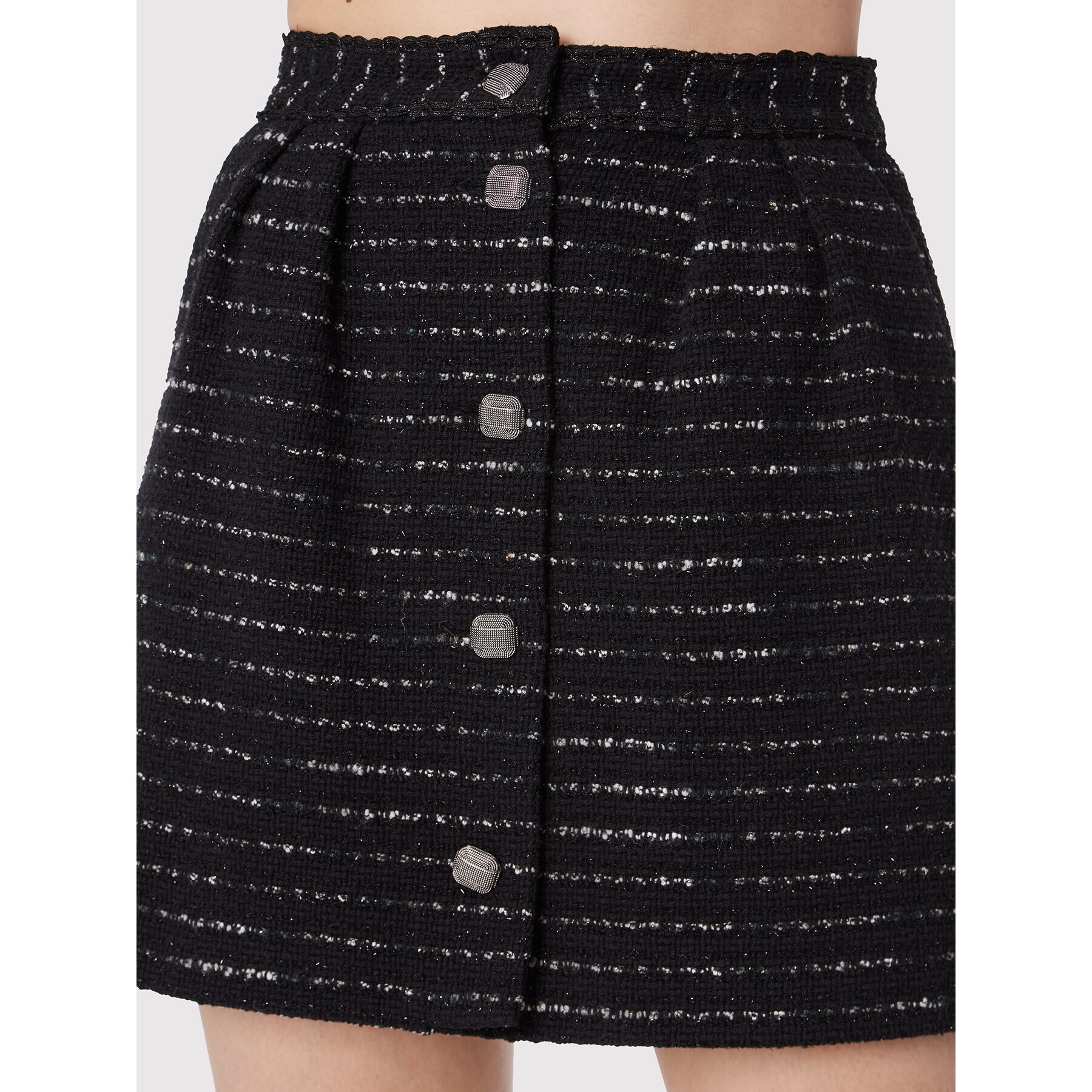 Ba&sh Fustă trapez Livia 1H22LIVI Negru Regular Fit - Pled.ro