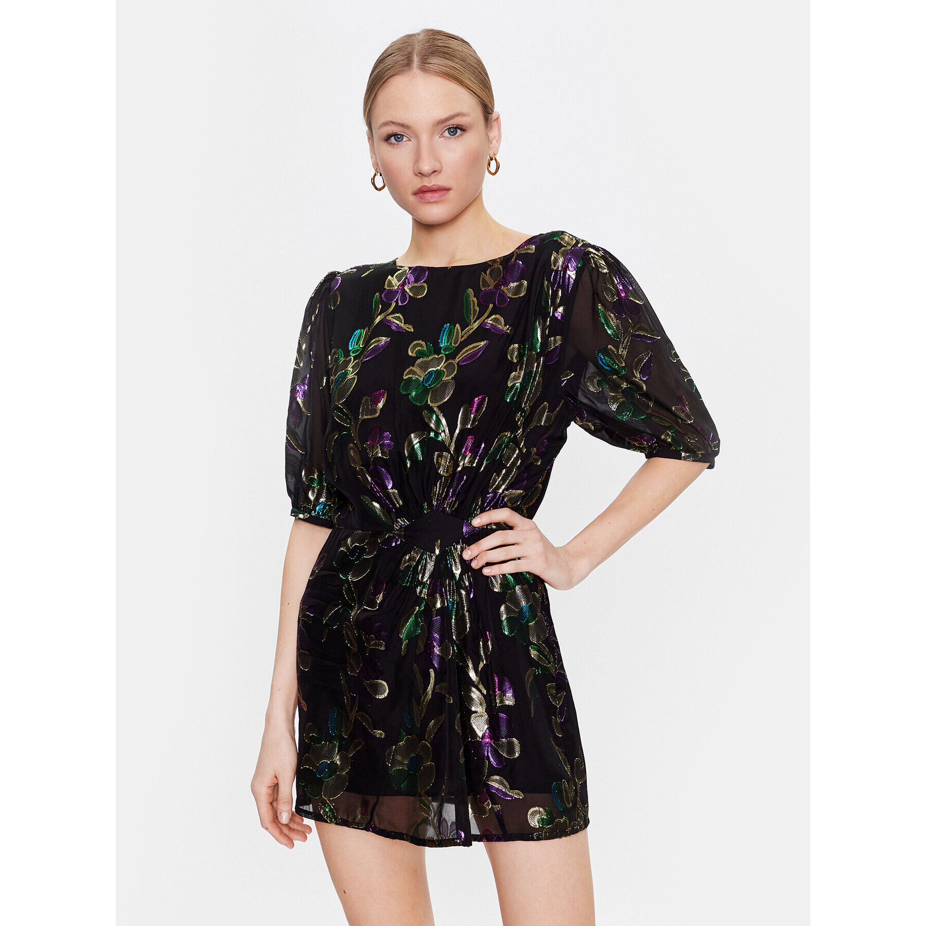 Ba&sh Rochie cocktail Robe Anjy 1E23ANJY Negru Regular Fit - Pled.ro