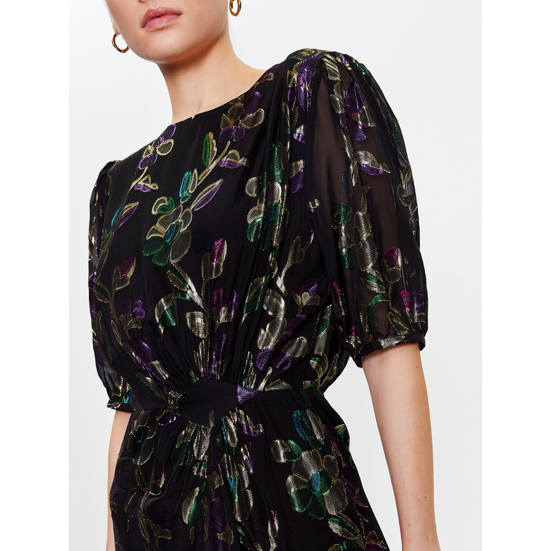 Ba&sh Rochie cocktail Robe Anjy 1E23ANJY Negru Regular Fit - Pled.ro