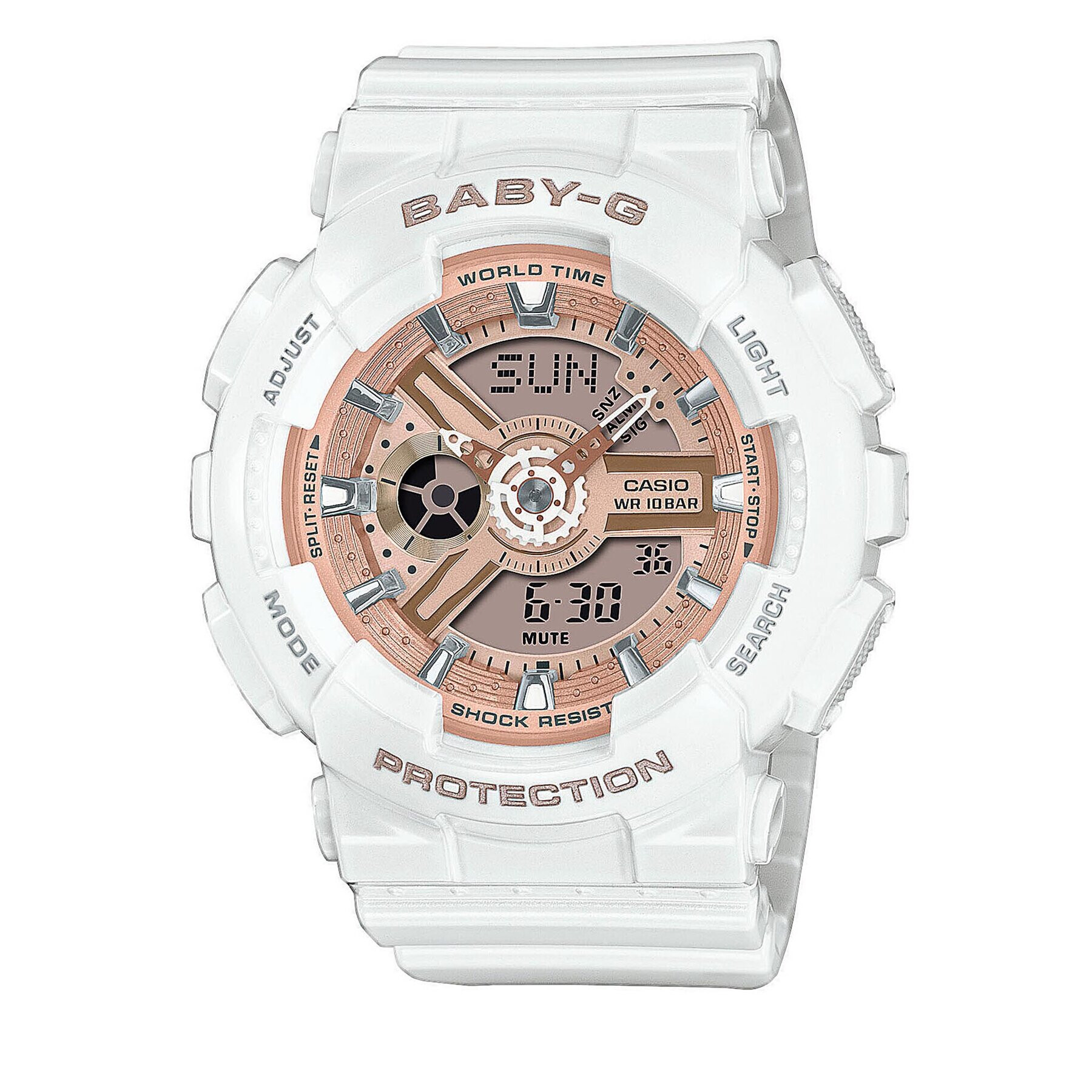 Baby-G Ceas BA-110X-7A1ER Alb - Pled.ro