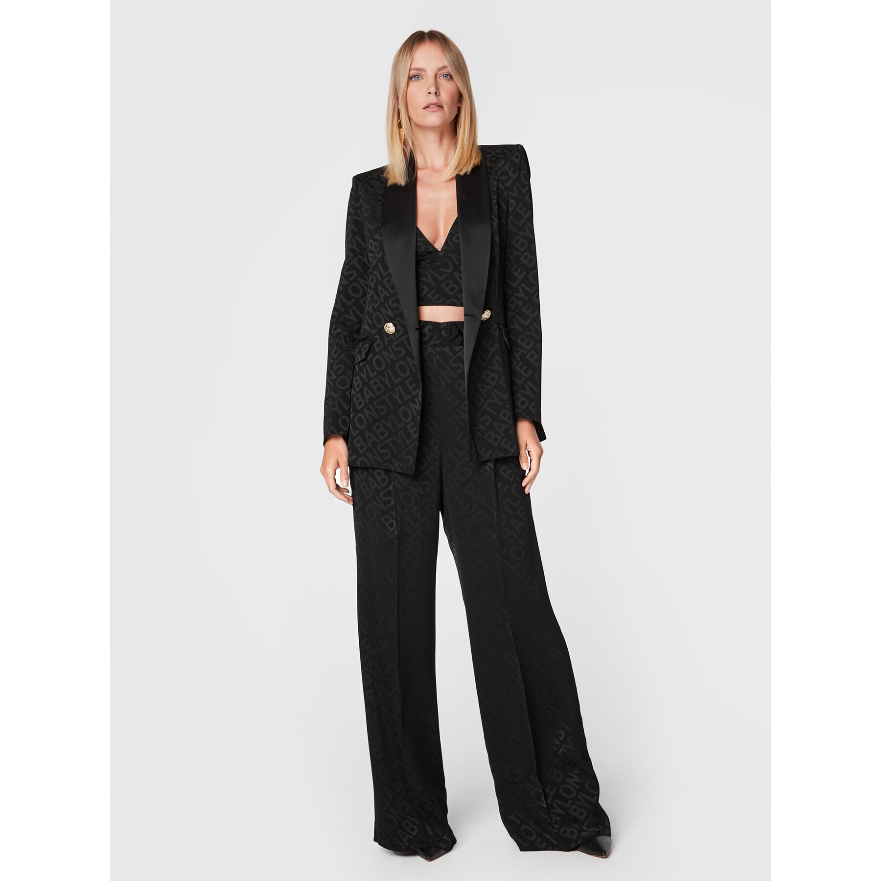 Babylon Sacou R_S00741 Negru Regular Fit - Pled.ro