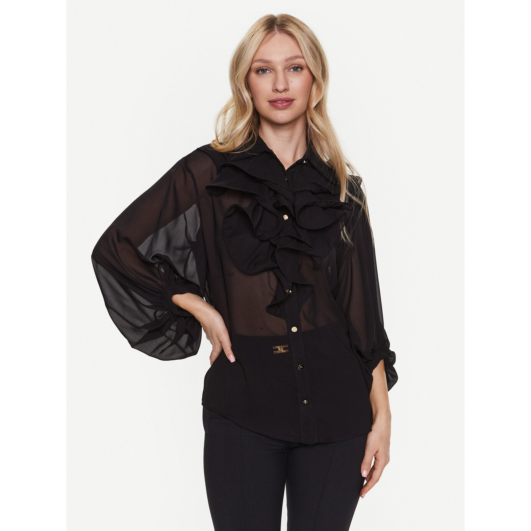 Babylon Cămașă S_S00379 Negru Regular Fit - Pled.ro