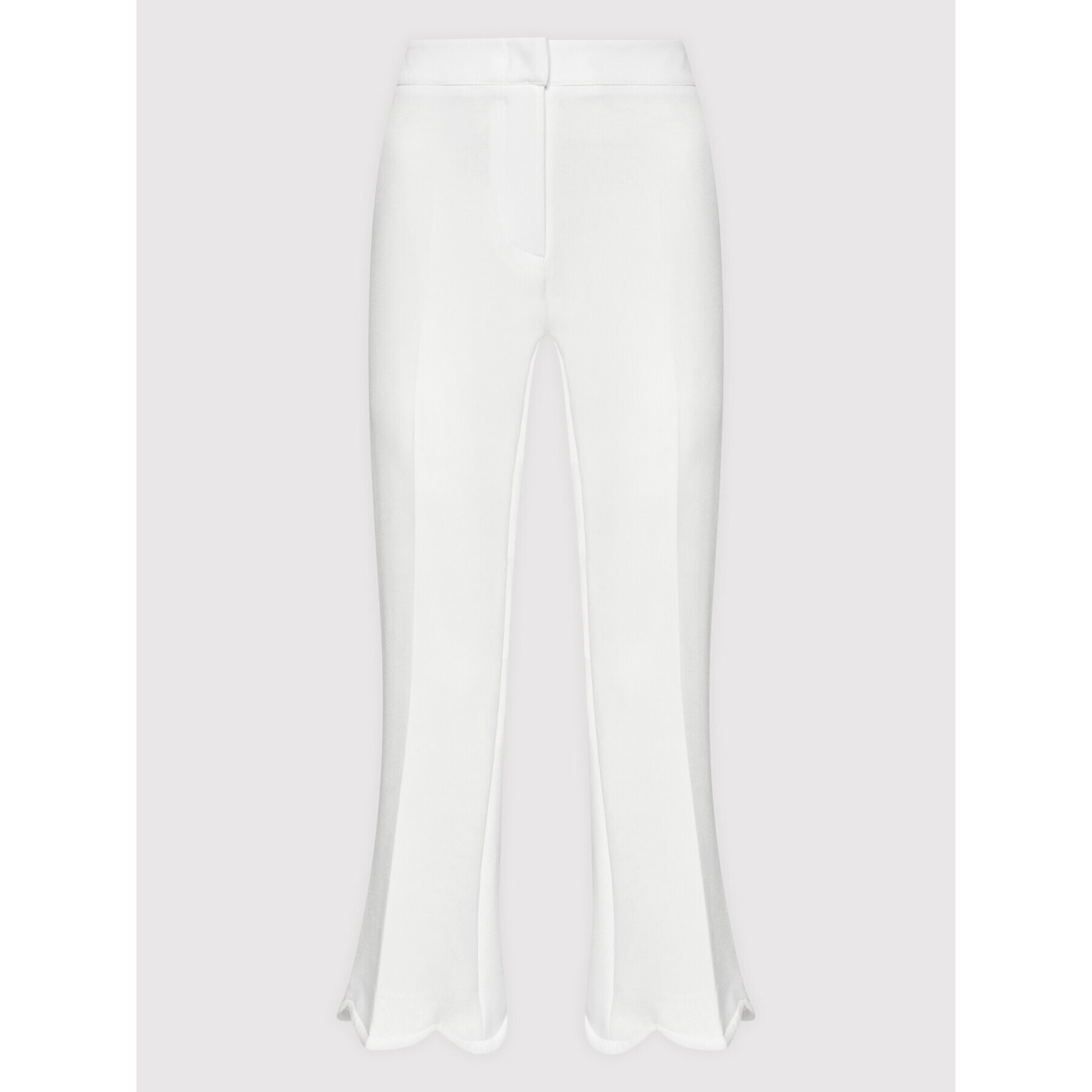 Babylon Pantaloni din material P_MF0602 Alb Regular Fit - Pled.ro