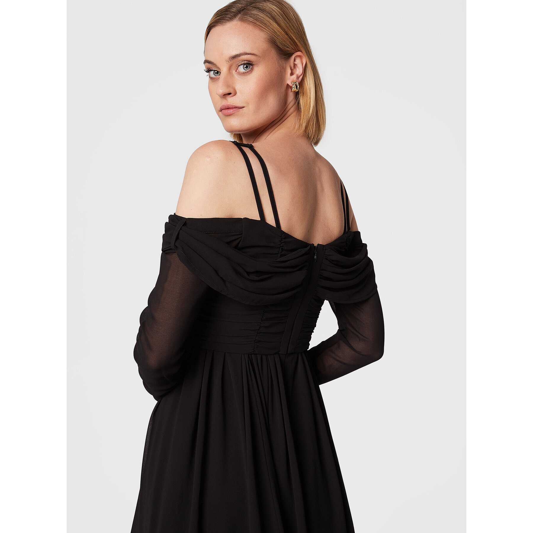 Babylon Rochie cocktail R_E00790 Negru Regular Fit - Pled.ro