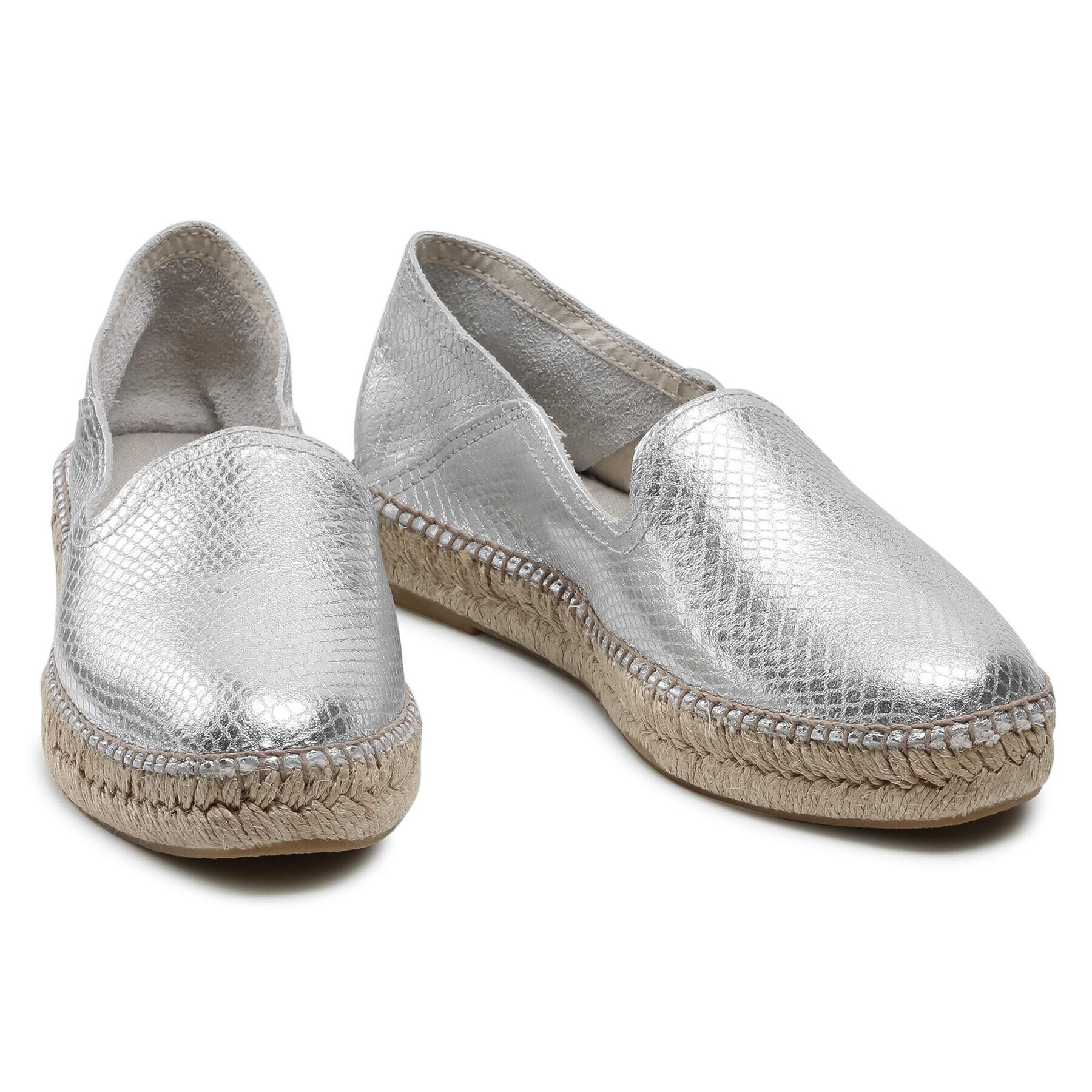 Badura Espadrile 6401-69-203 Argintiu - Pled.ro