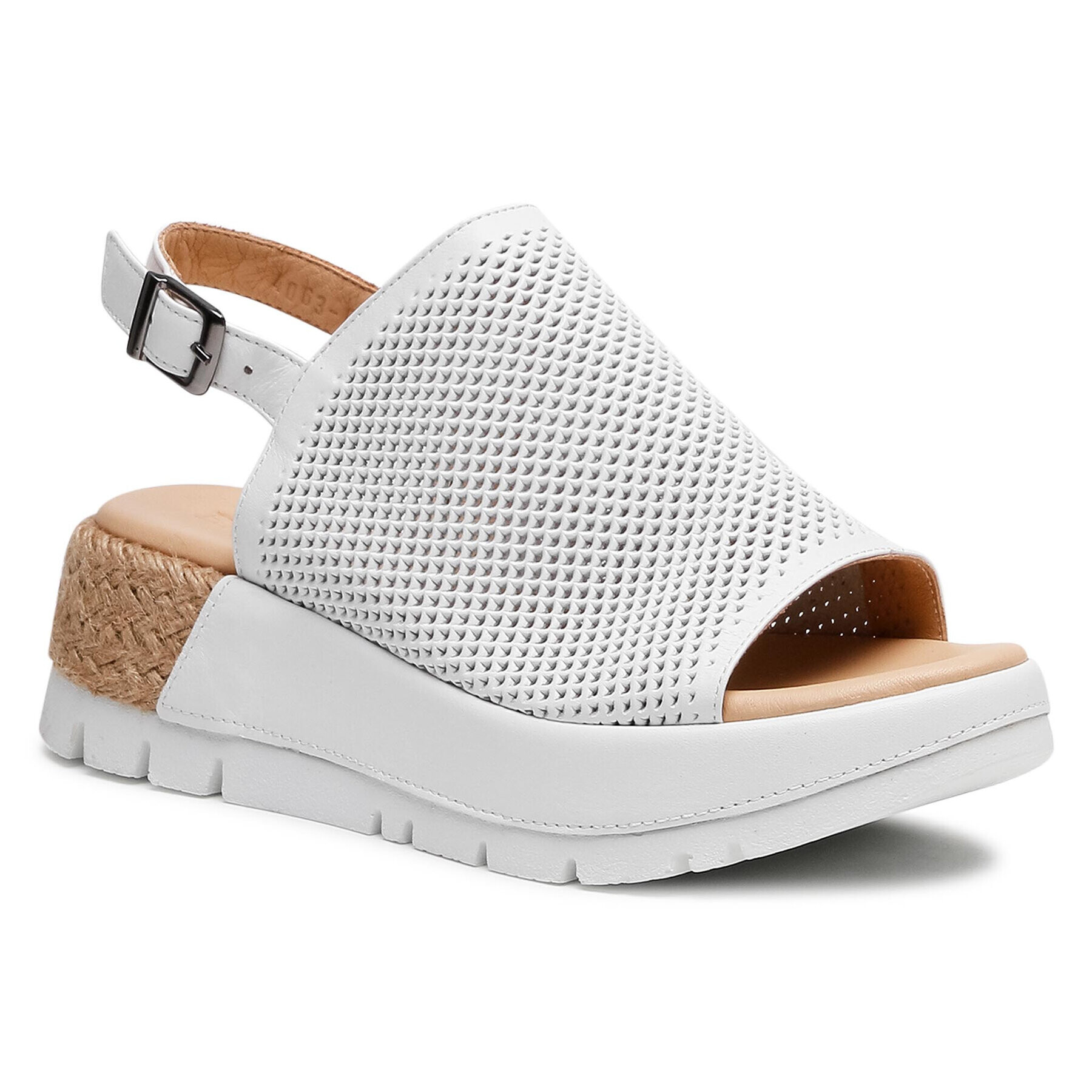 Badura Espadrile B4063-69-1105 Alb - Pled.ro