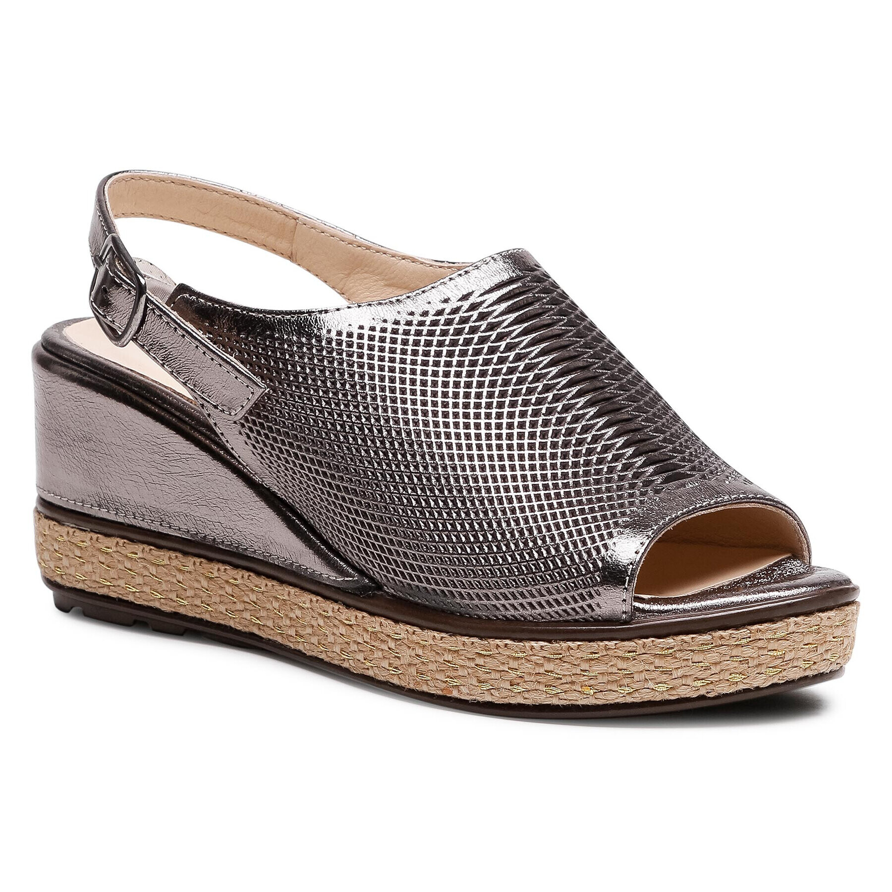 Badura Espadrile B4072-69-1438 Argintiu - Pled.ro