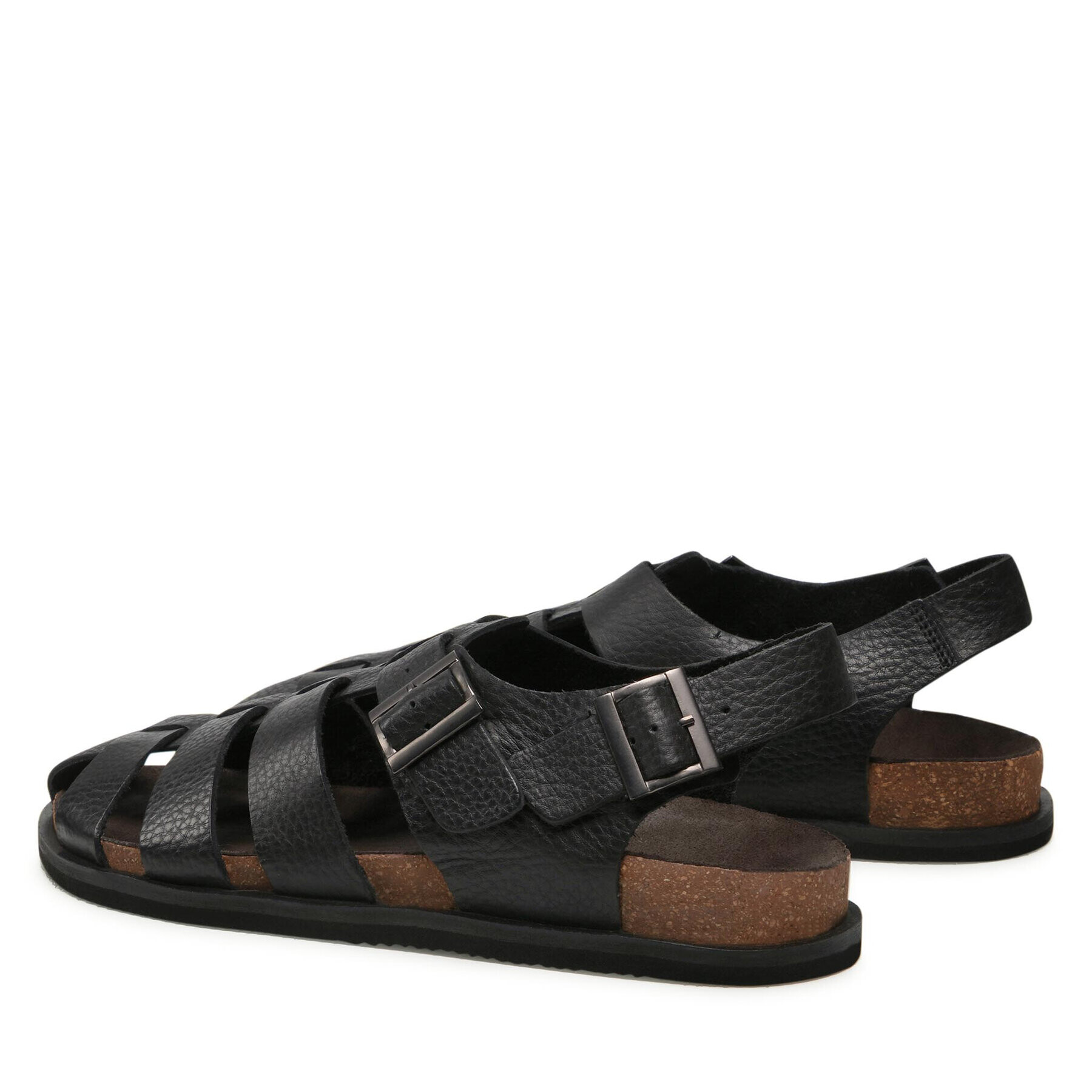 Badura Sandale MI08-CORKIMAXX-96 Negru - Pled.ro