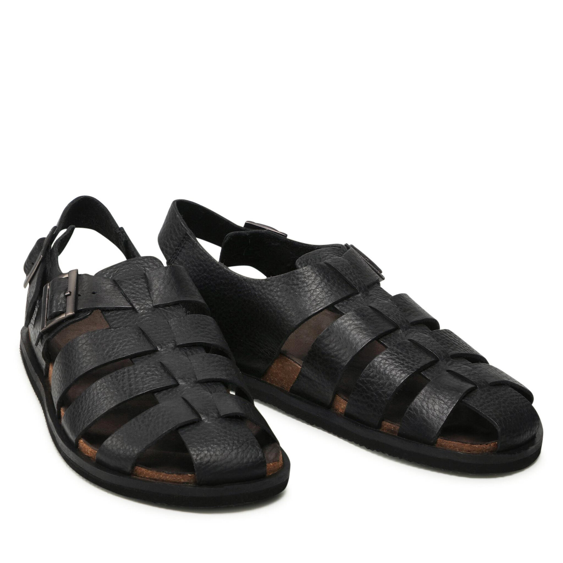 Badura Sandale MI08-CORKIMAXX-96 Negru - Pled.ro