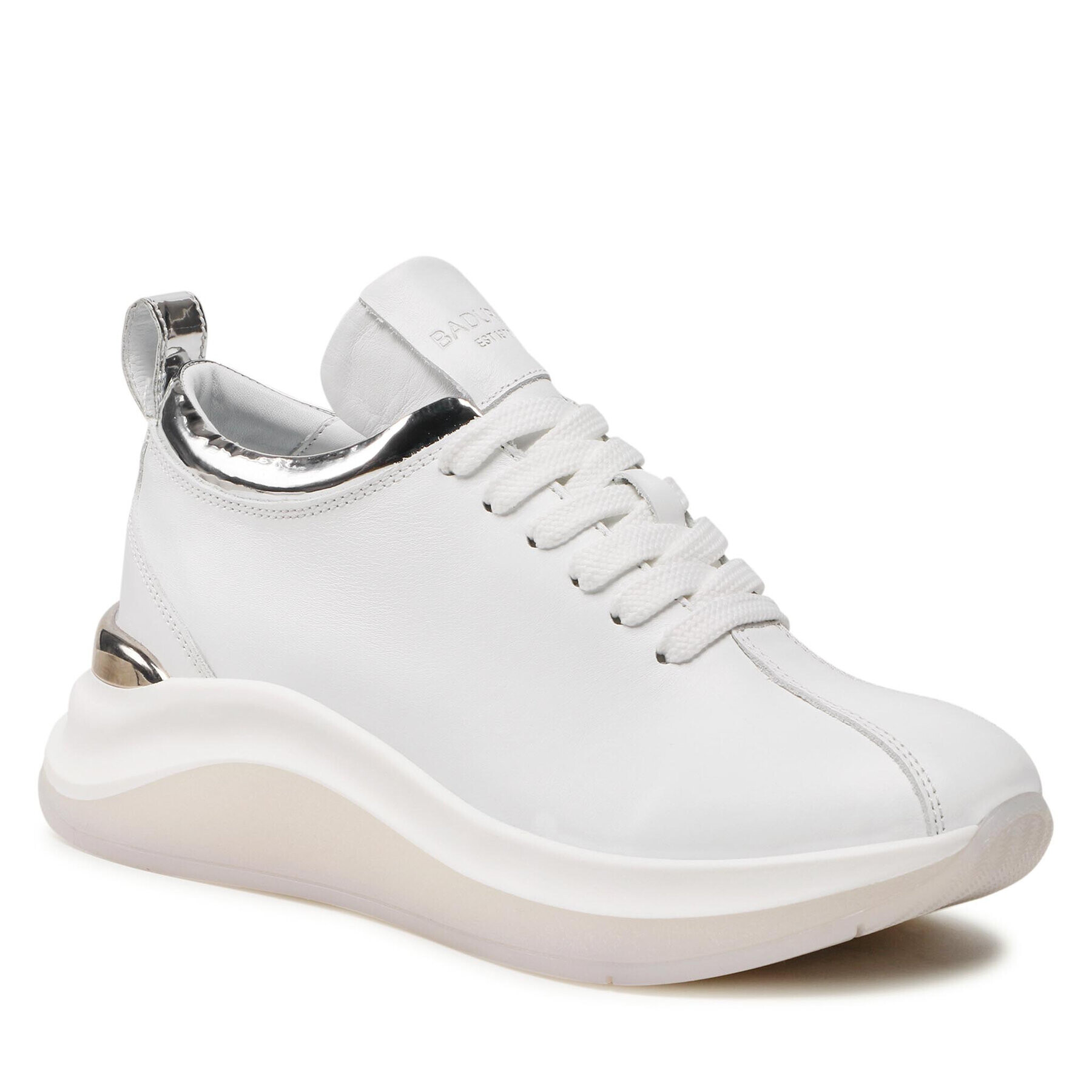 Badura Sneakers BASSO-01-1 Alb - Pled.ro