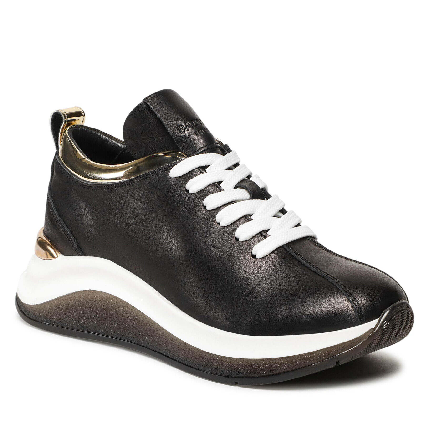 Badura Sneakers BASSO-01 Negru - Pled.ro