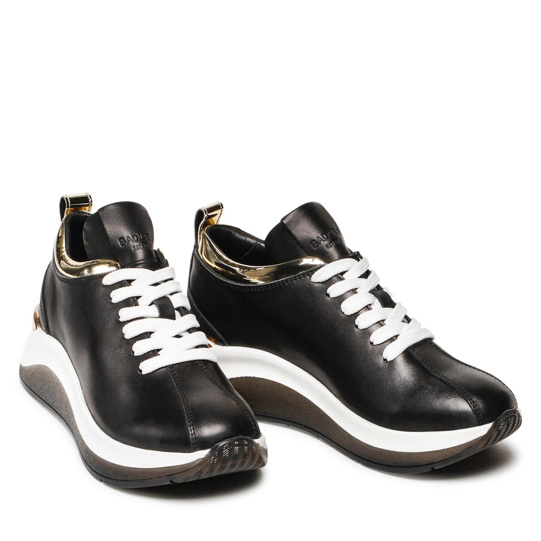 Badura Sneakers BASSO-01 Negru - Pled.ro